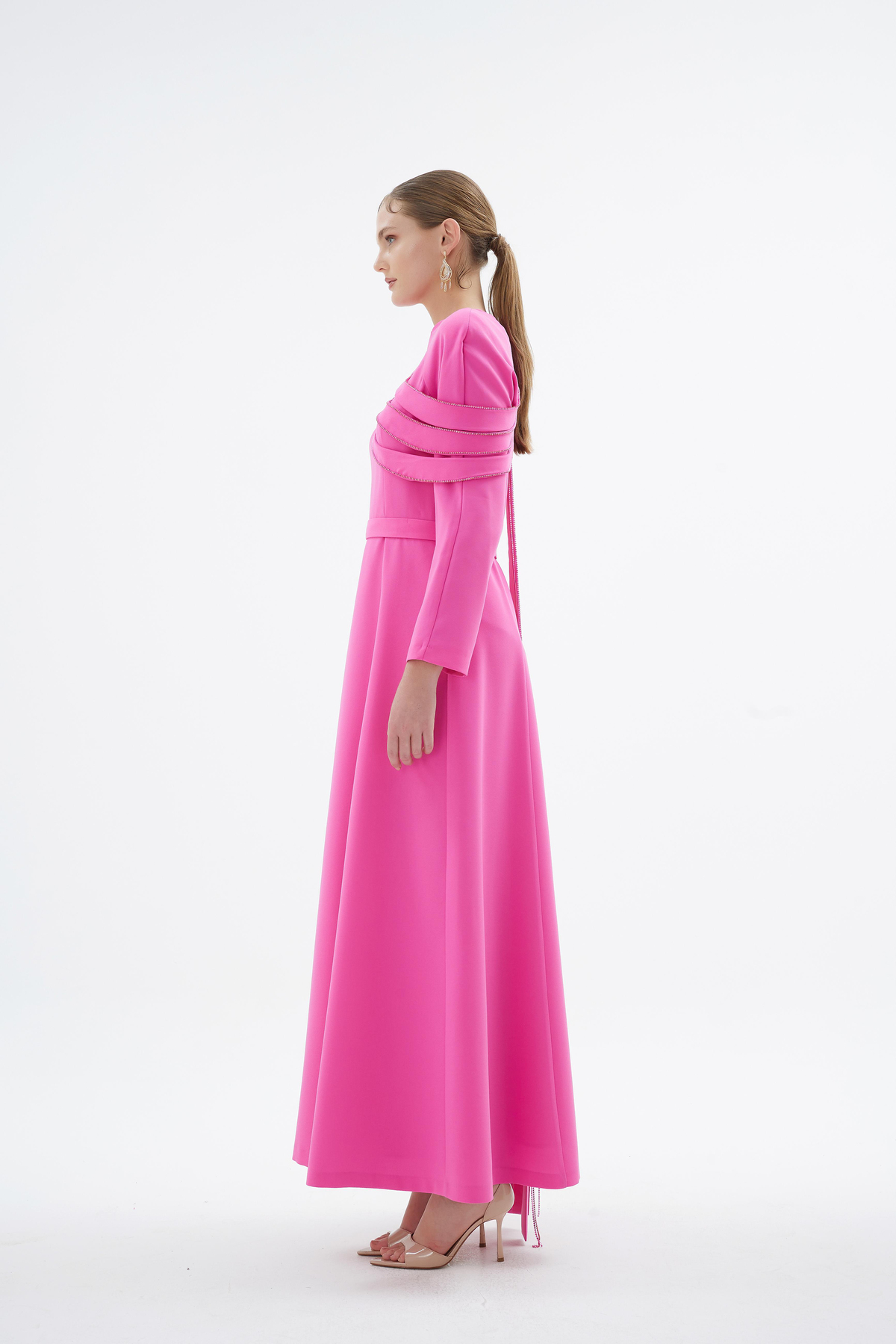 Opia Elbise Pembe