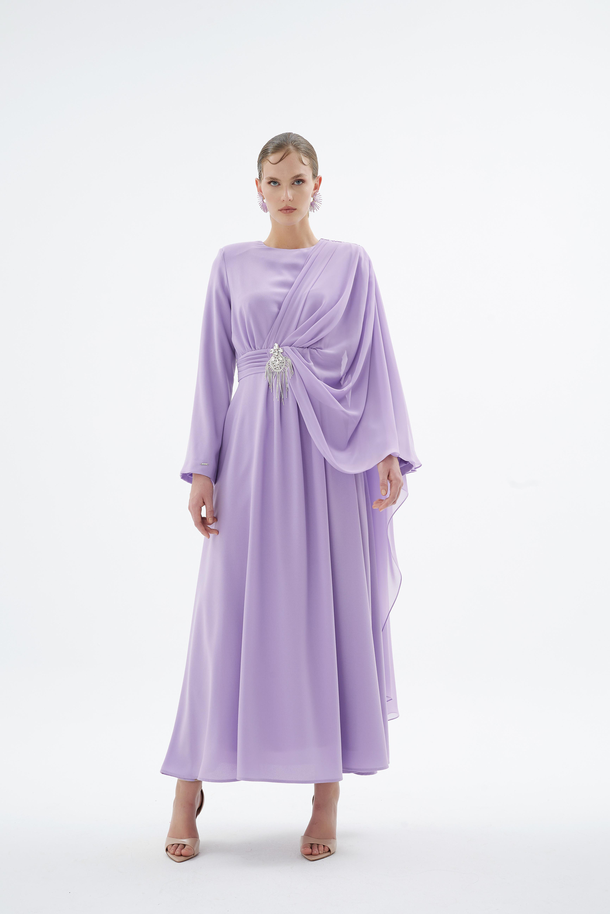 Orient Elbise Lila