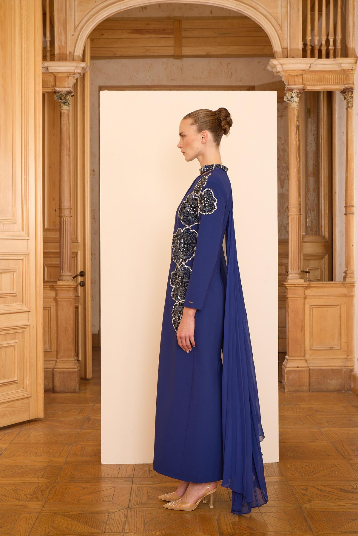 Rosalin Elbise Lacivert