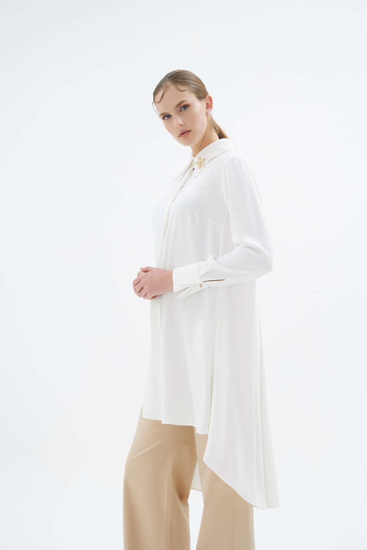 Solene Tunik Ekru