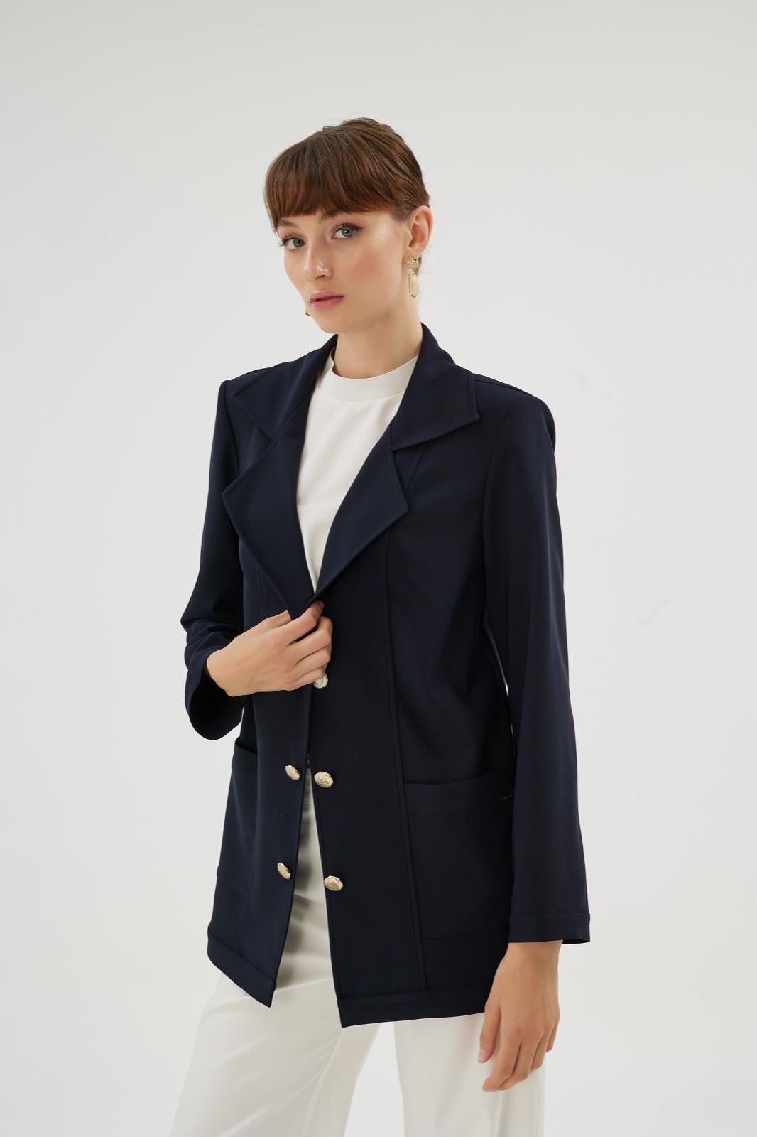 Suha Ceket Lacivert