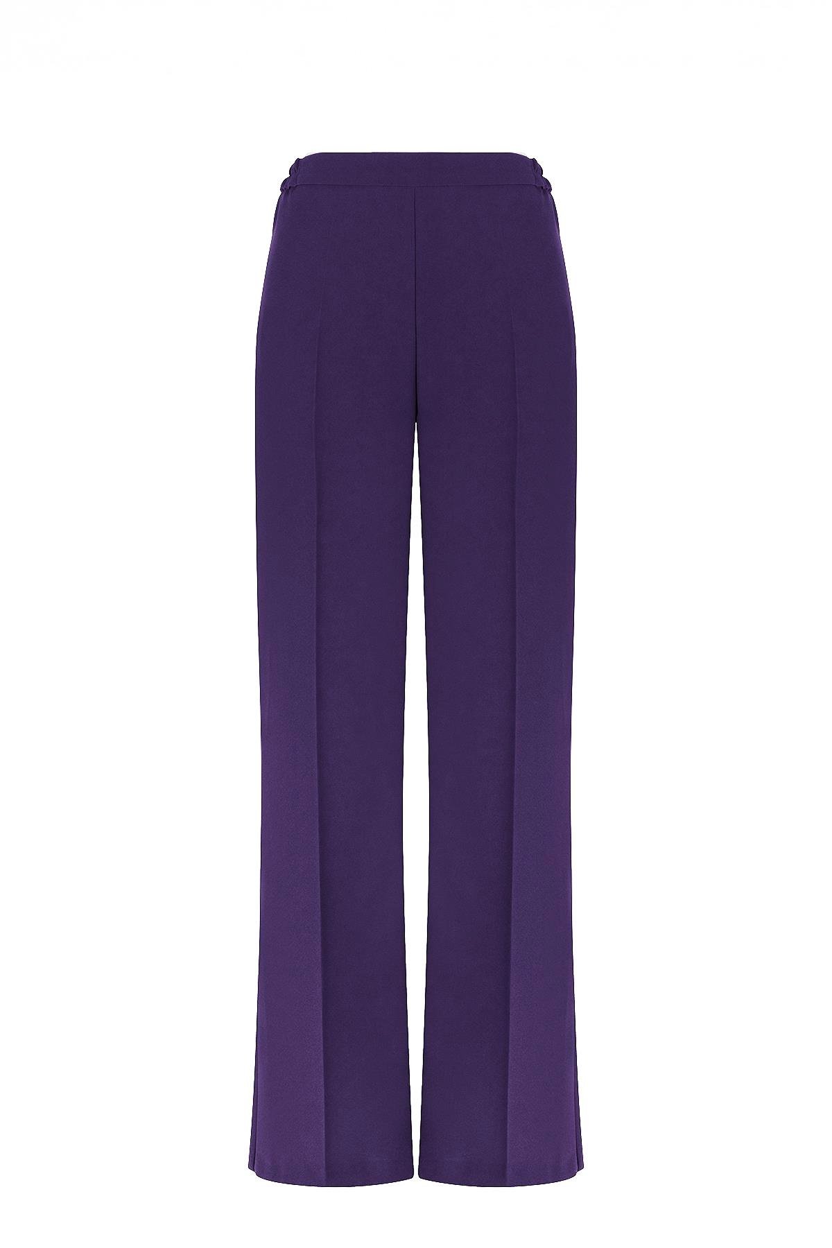 Tina Yüksel Bel Pantolon Mor