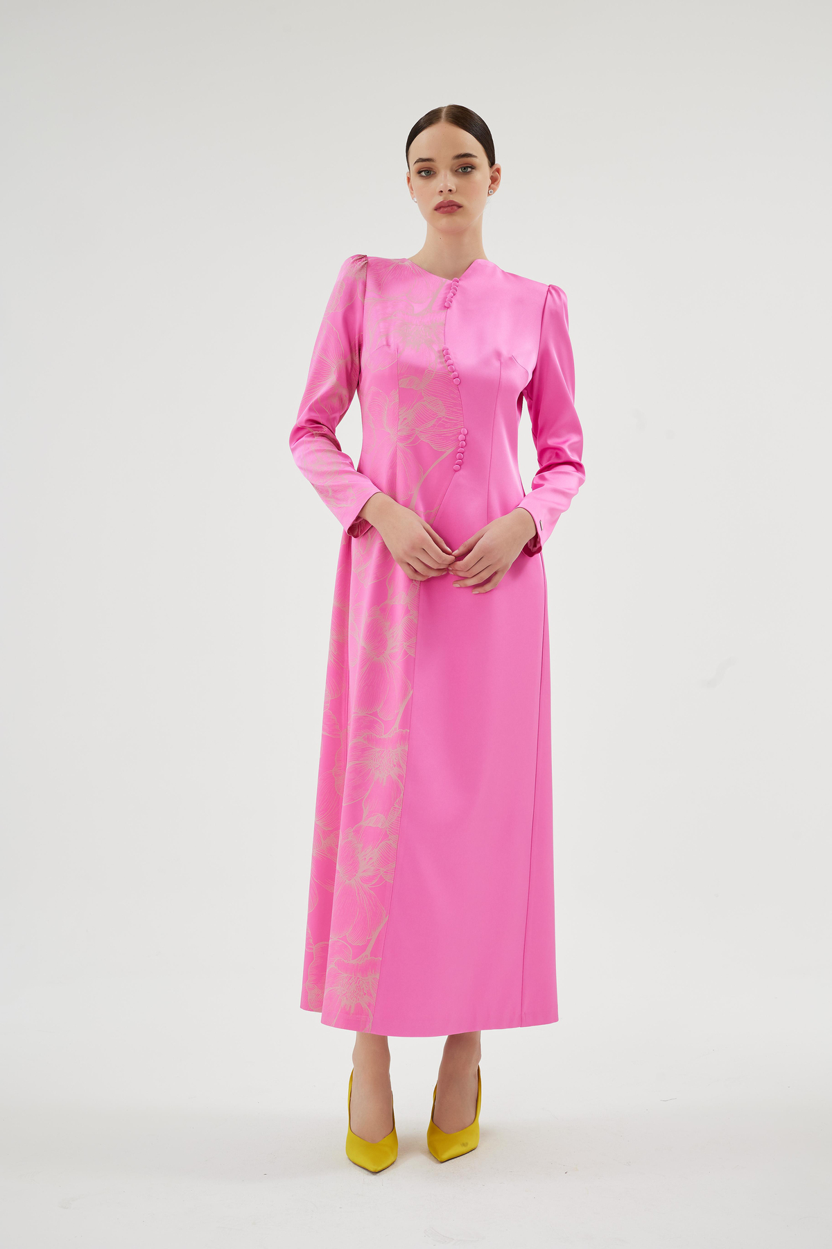 Tirena Elbise Pembe