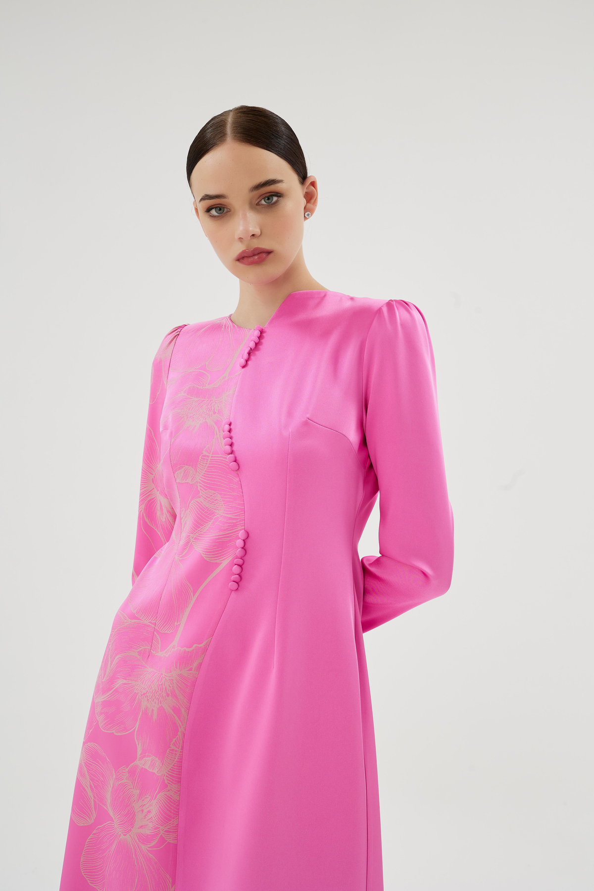 Tirena Elbise Pembe
