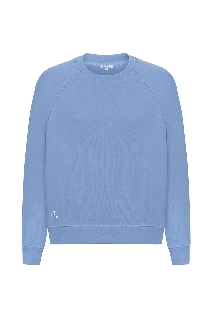 %100 Organik Pamuk Sweatshirt / Mavi