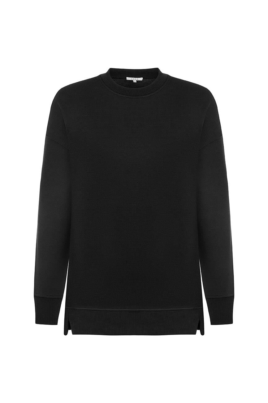 Pamuklu Sweatshirt / Siyah | JAYA