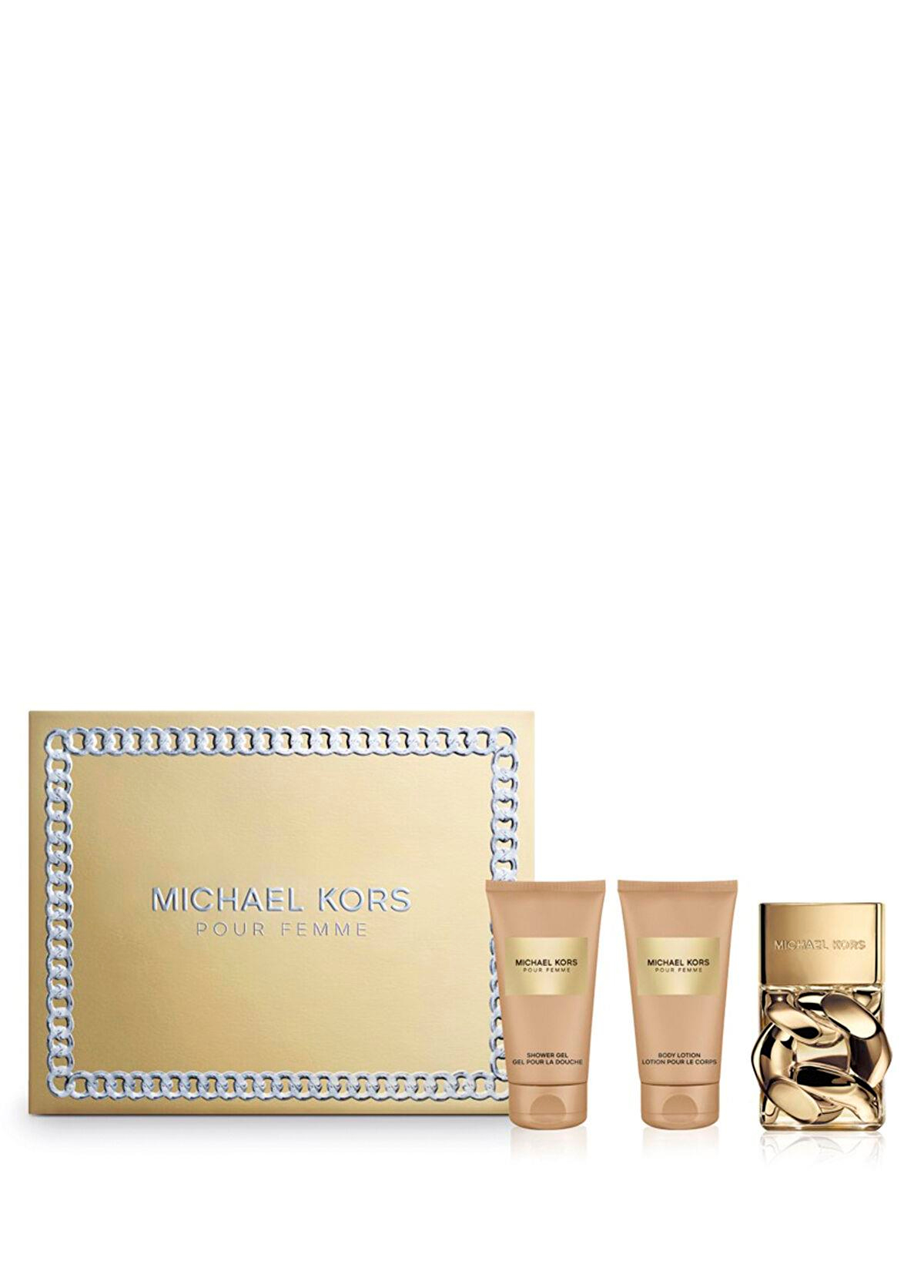  Michael Kors Pour Femme EDP 50 ml + Duş Jeli 50 ml + Vücut Losyonu 50 ml Kadın Parfüm Seti
