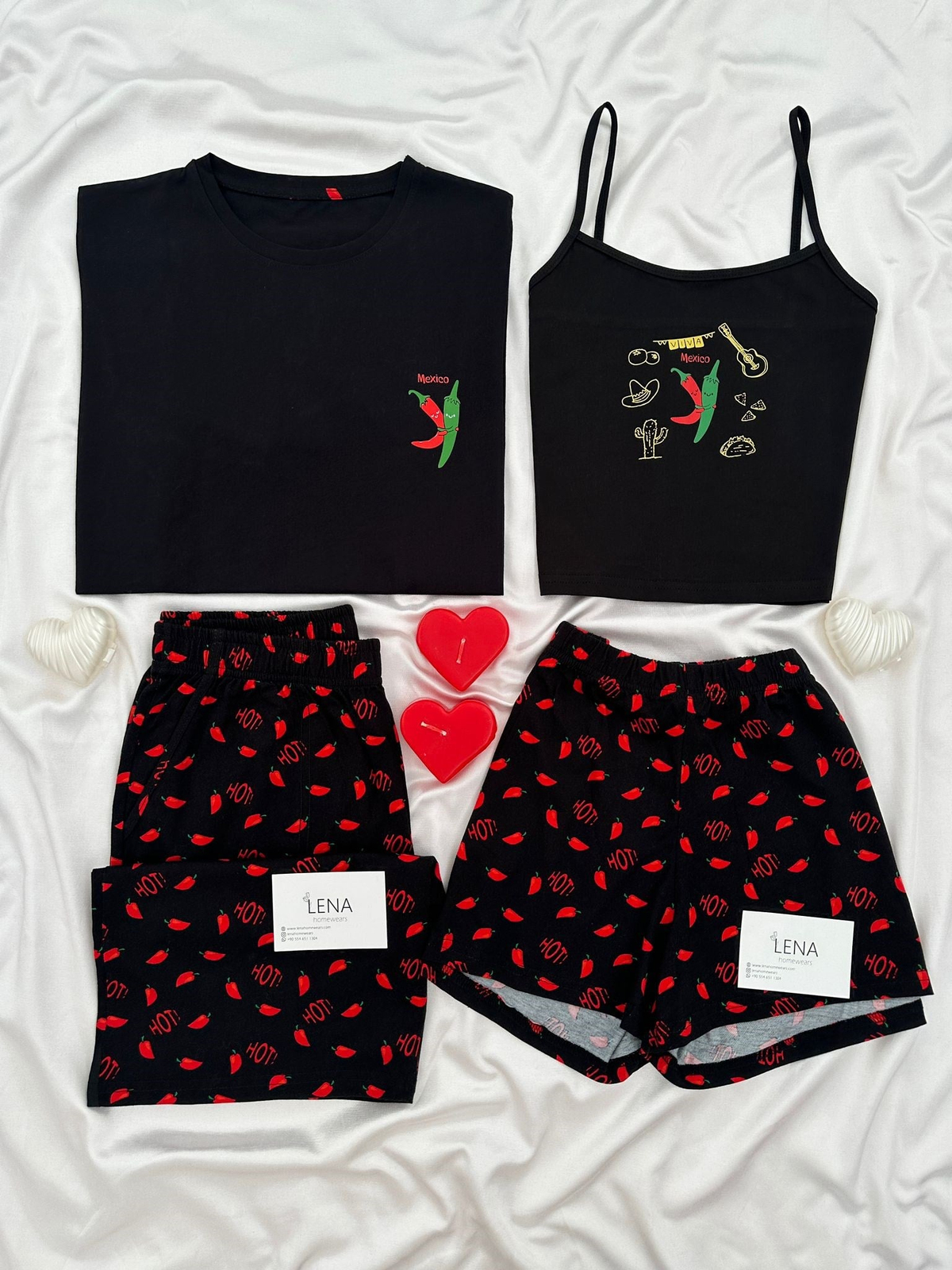 Acı Biberim Çift Pijama Seti