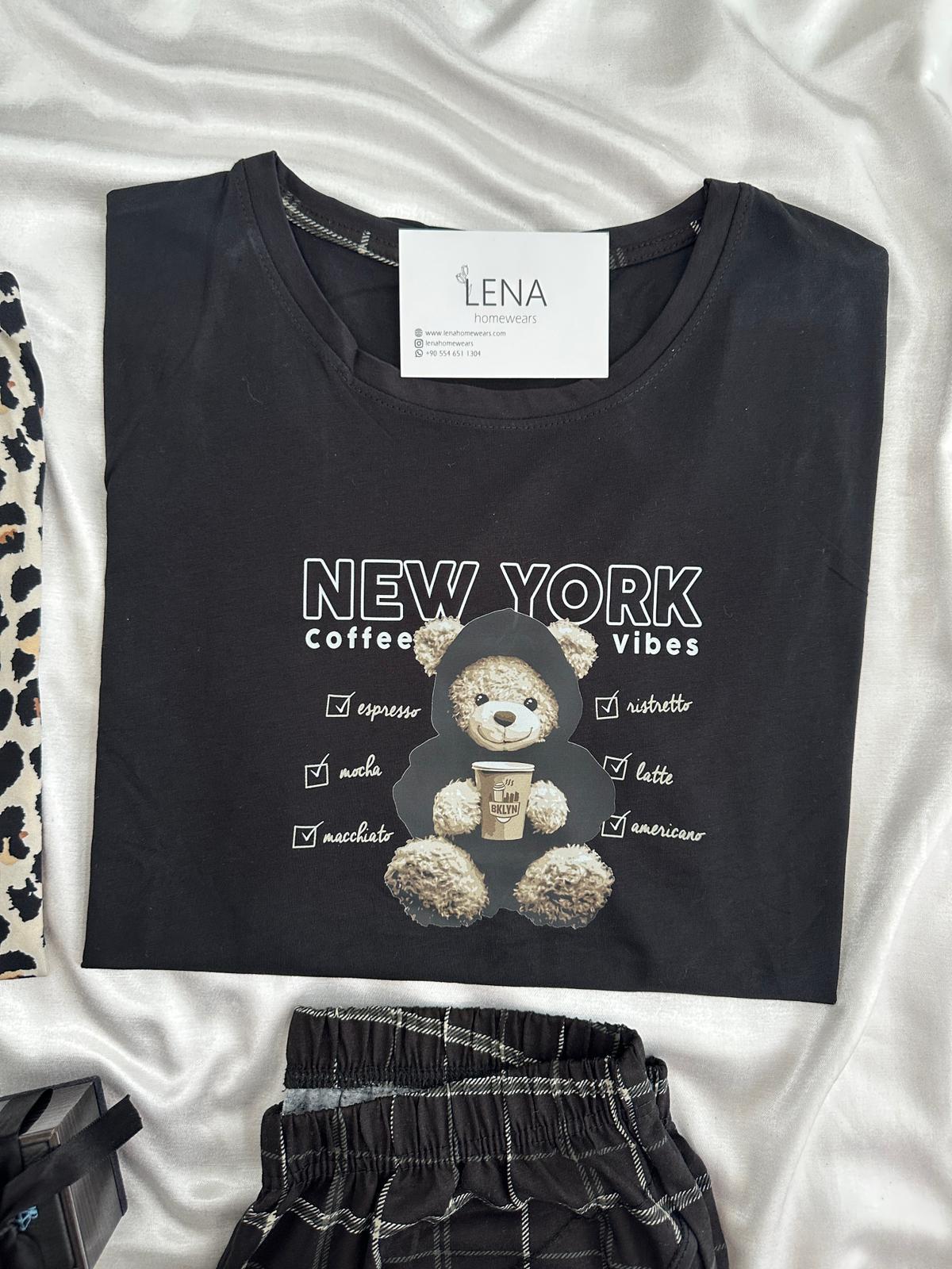 Aşkın Dengesi 4 Parça Çift Pijama Seti