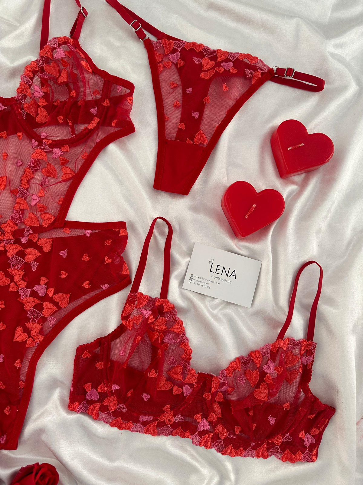 Benarte Üçlü Kadın İç Giyim Takımı