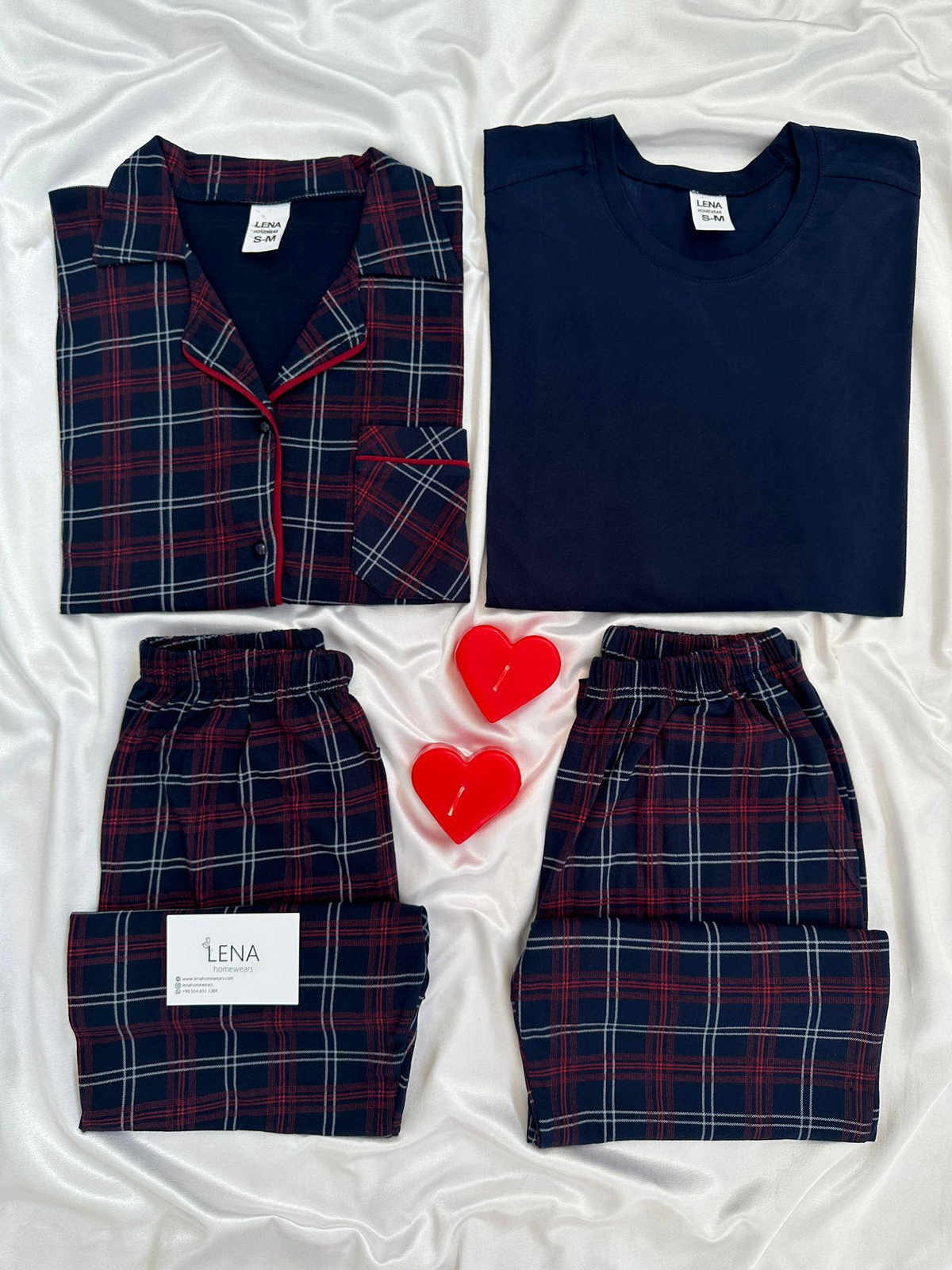 Biri Sana Biri Ona ❤️ Çift Pijaması 