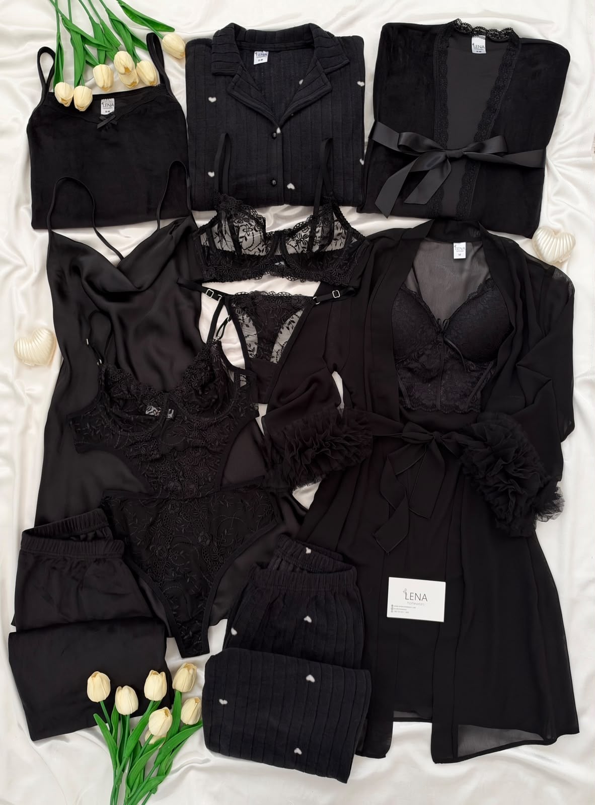 Black Excellent 11 Parça Lüks Çeyiz Seti