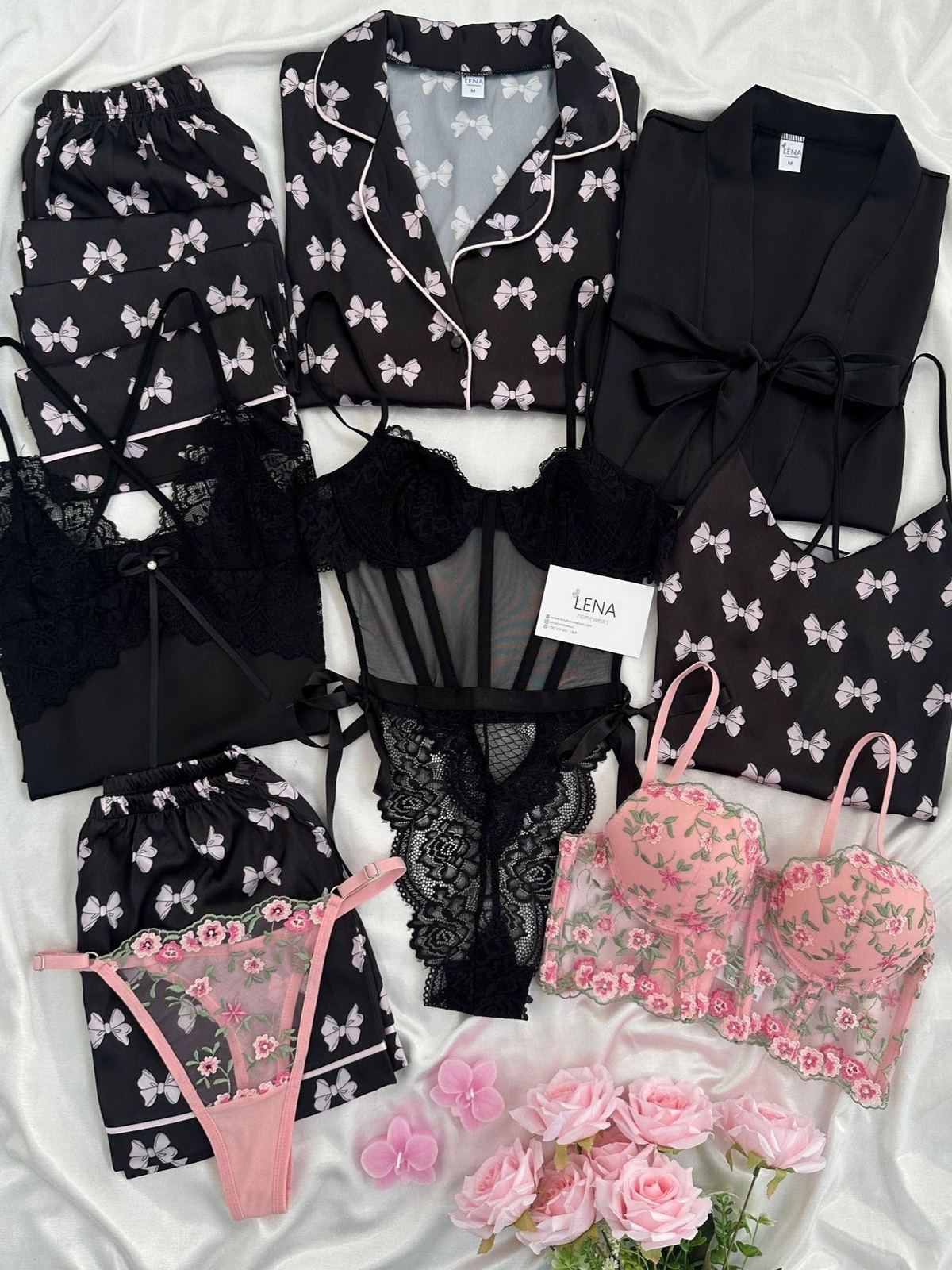 Black Rose 9 Parça Dev Çeyiz Seti 