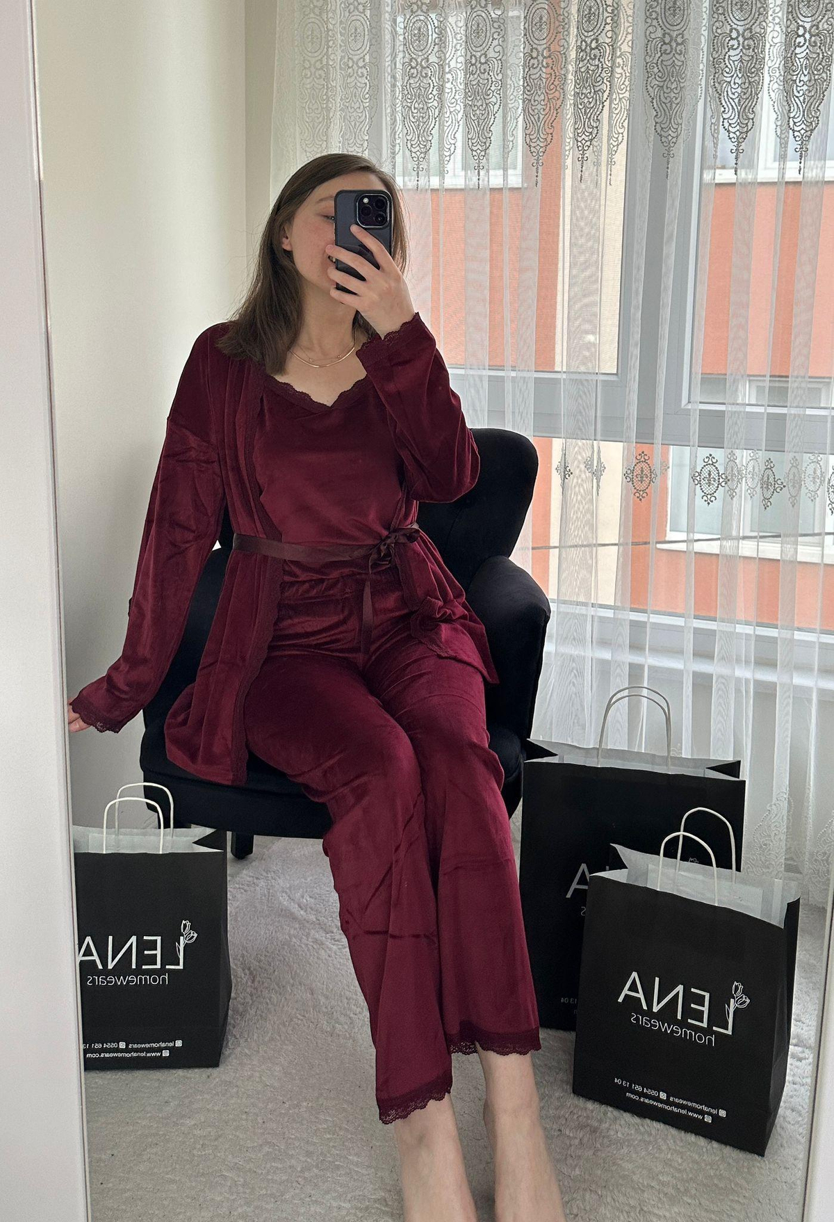 Bordo Elegant Seti 🌹