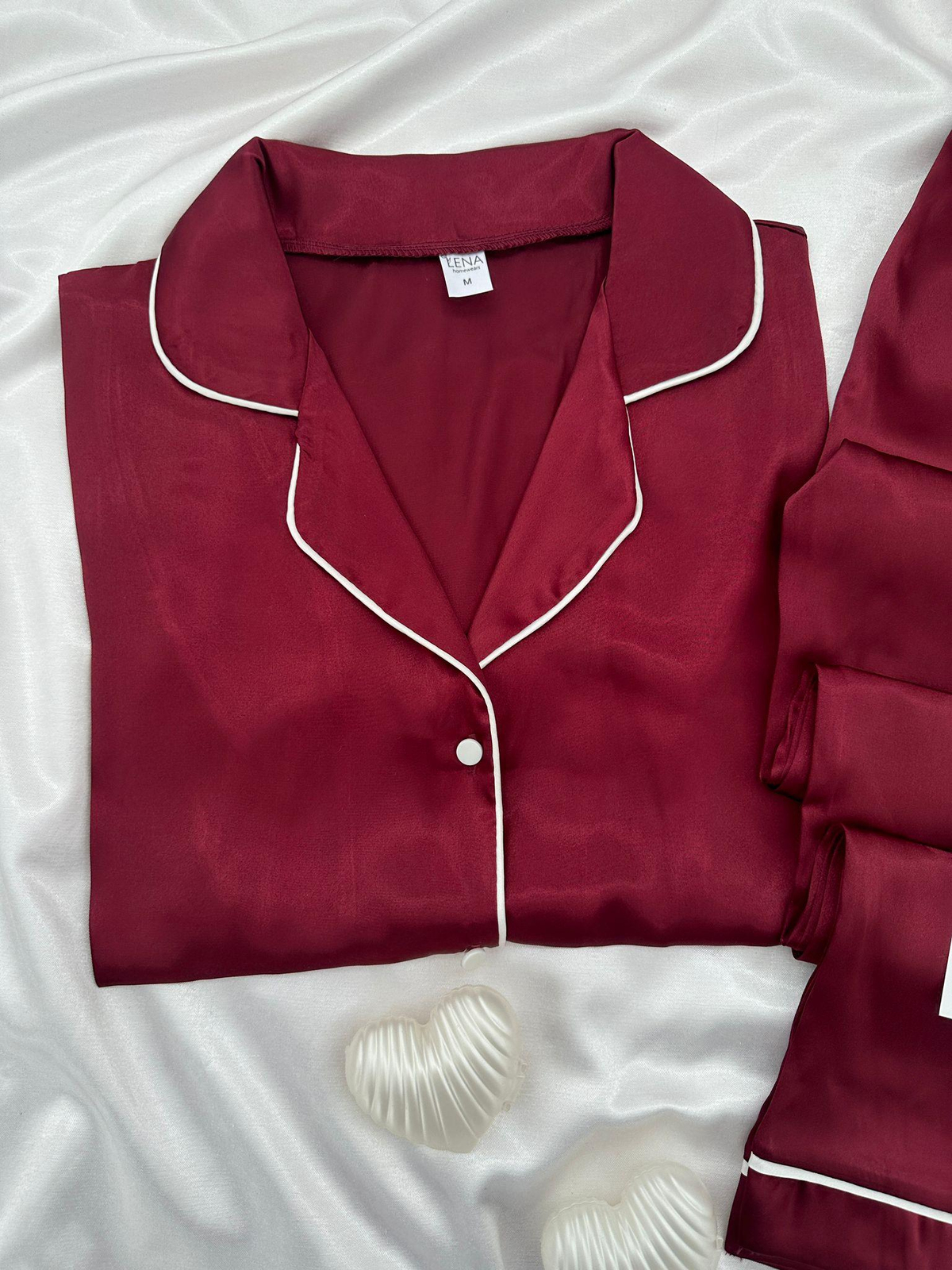 Bordo Moment Pijama Takımı 