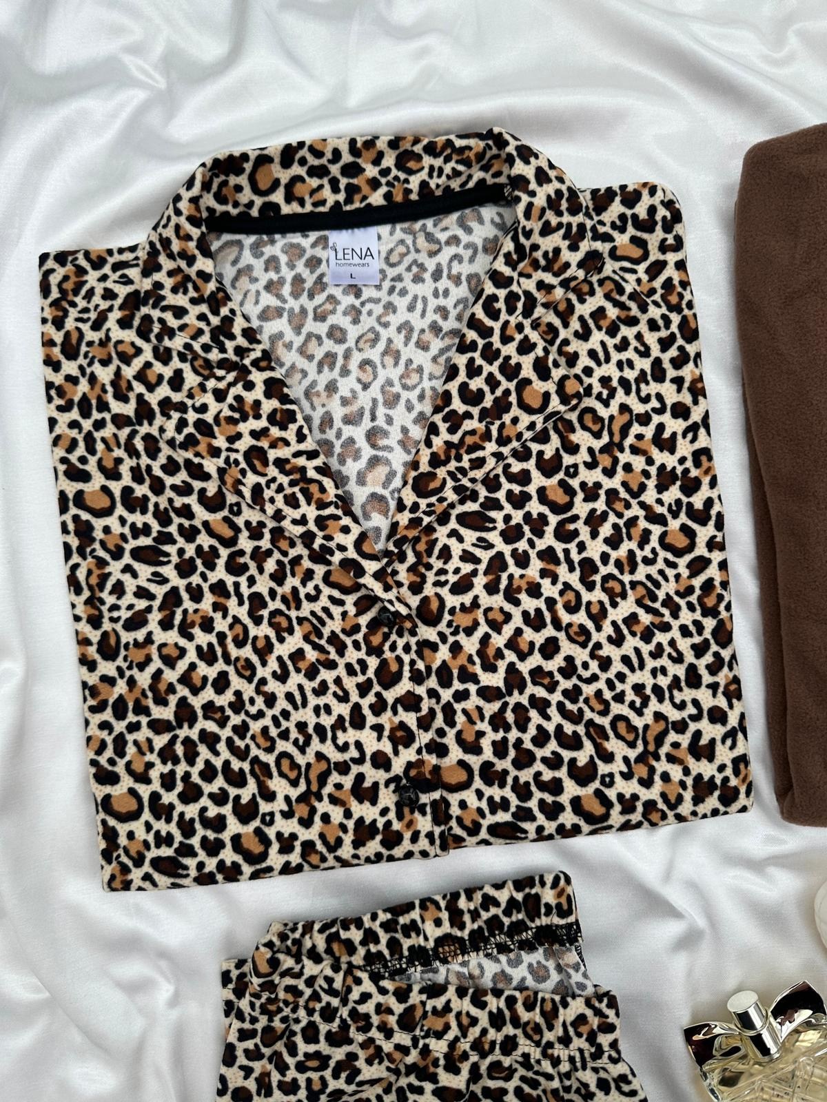 Coffe Love Günlük Rahat Sevgili Çift Uzun Kollu Pijama Takımı (2'li Set)