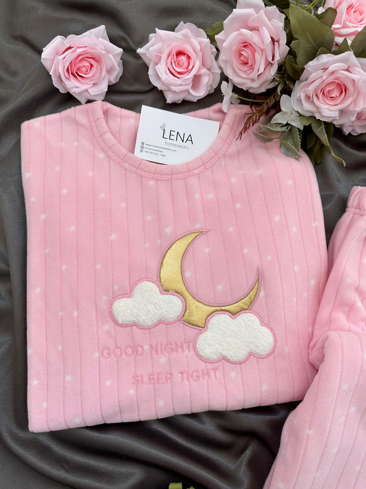 Good Night Pembe Pijama Takımı