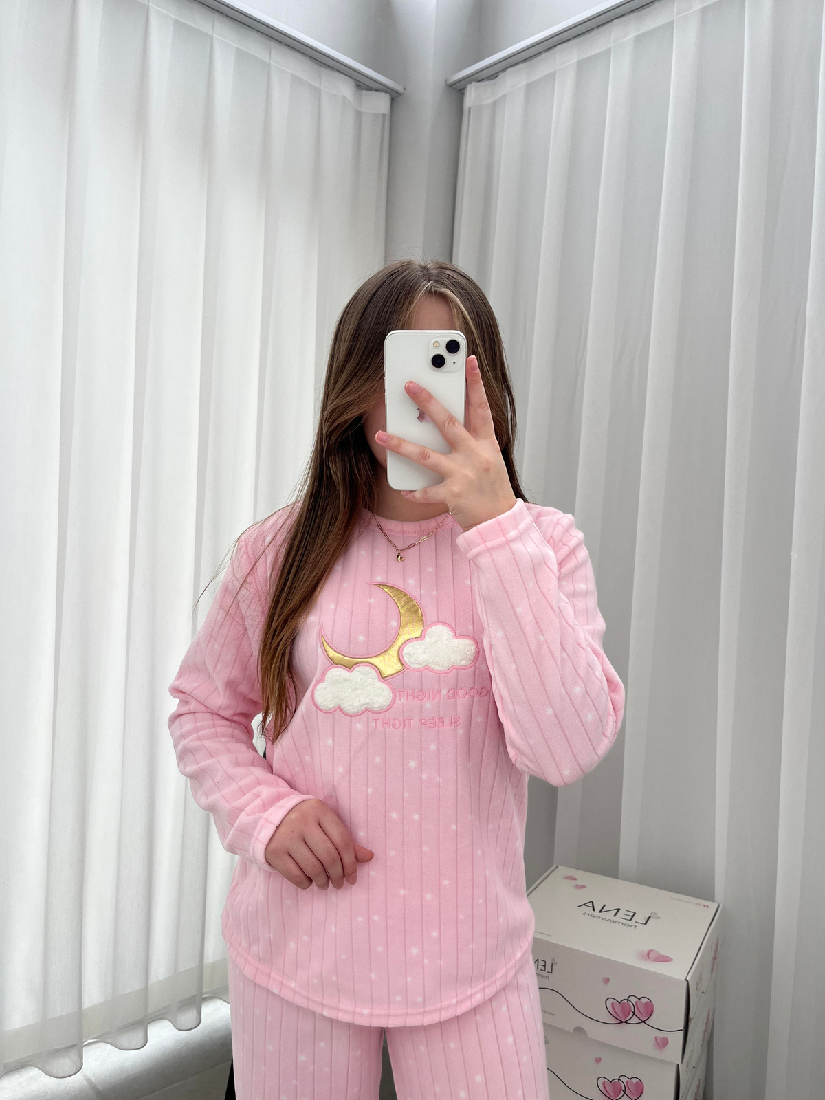 Good Night Pembe Pijama Takımı