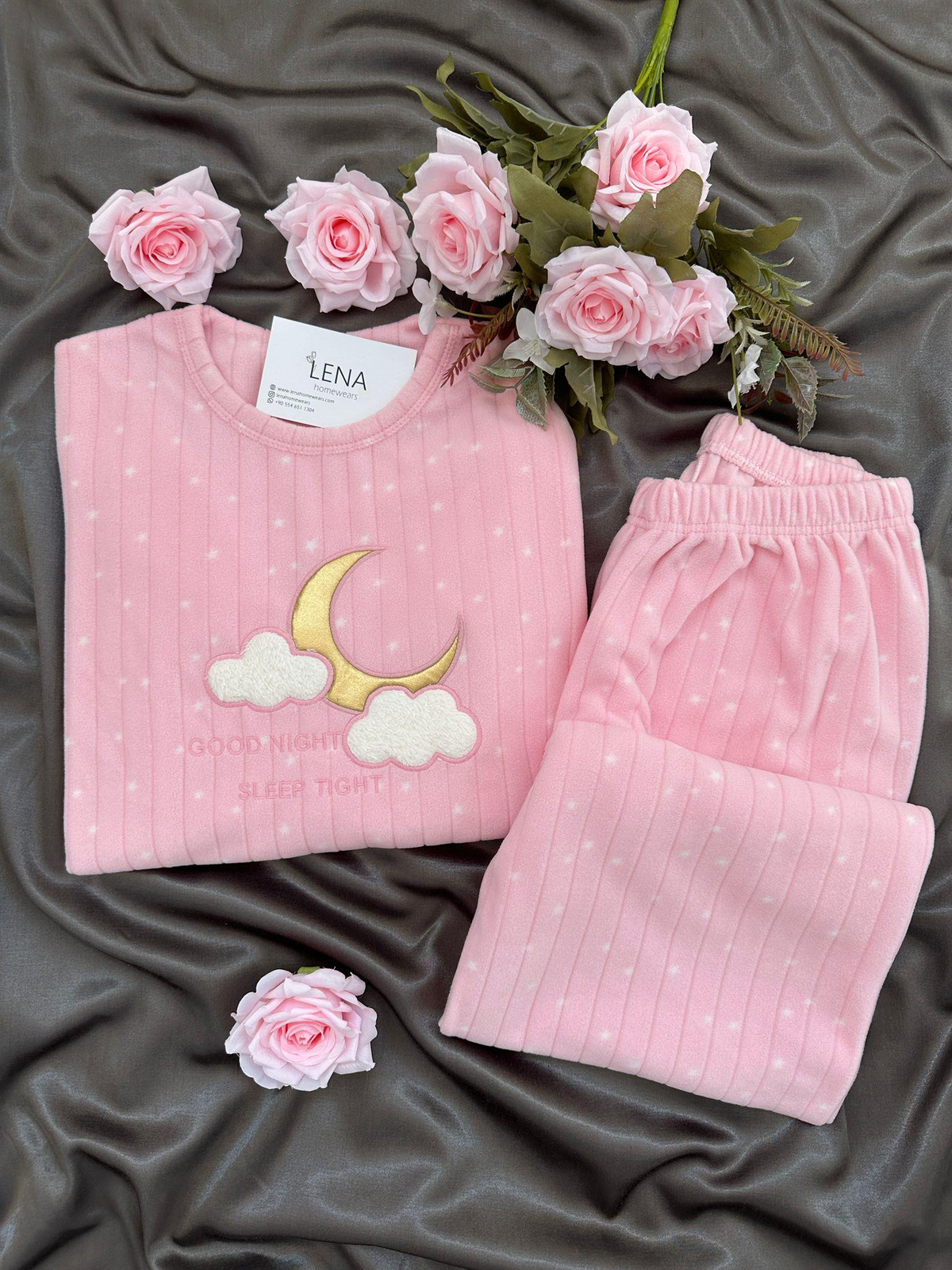 Good Night Pembe Pijama Takımı