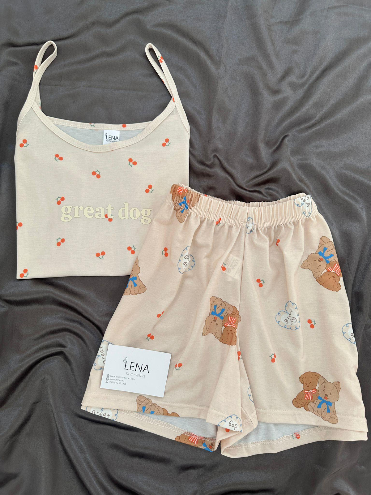 Great Bear Şortlu Pijama Takımı