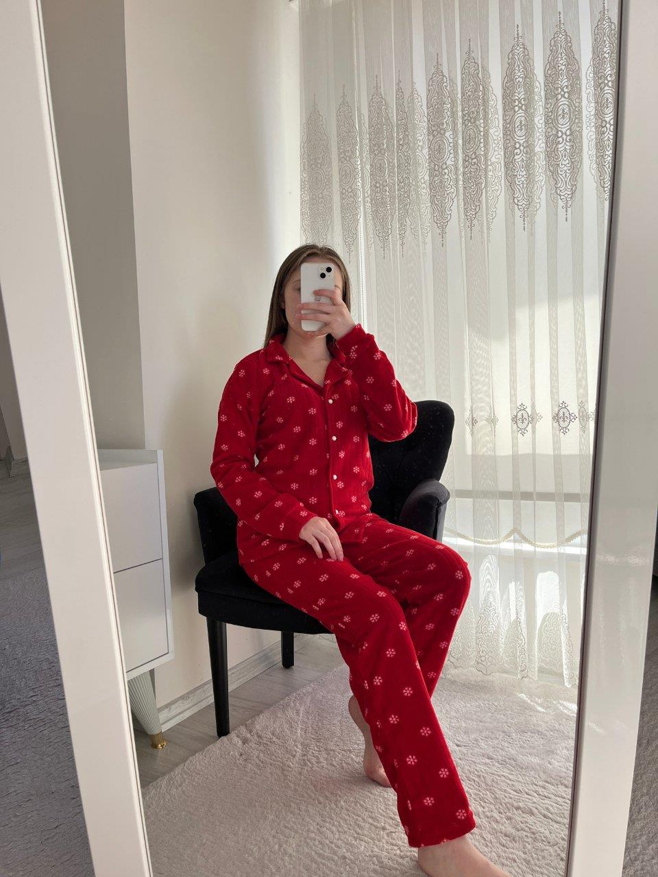 Kar Tanesi Pijama Takımı