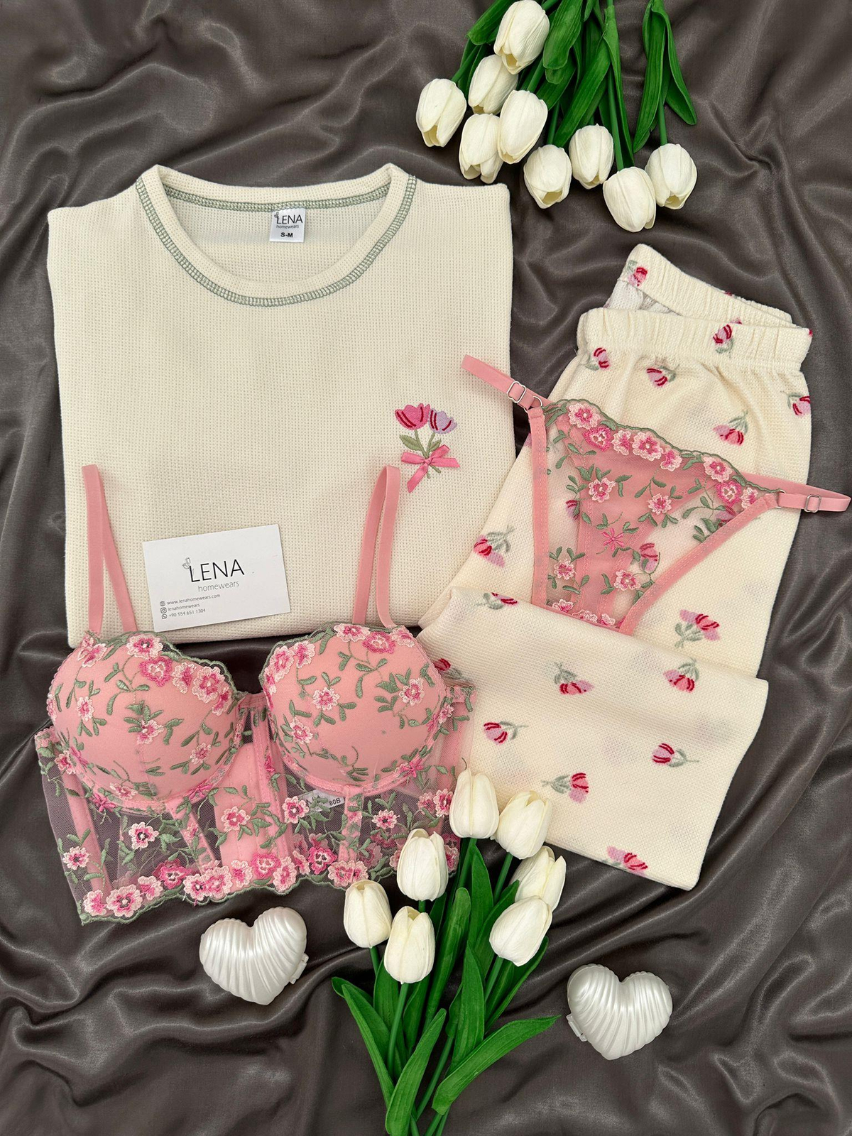 Lale Devri Lüks Dörtlü Set