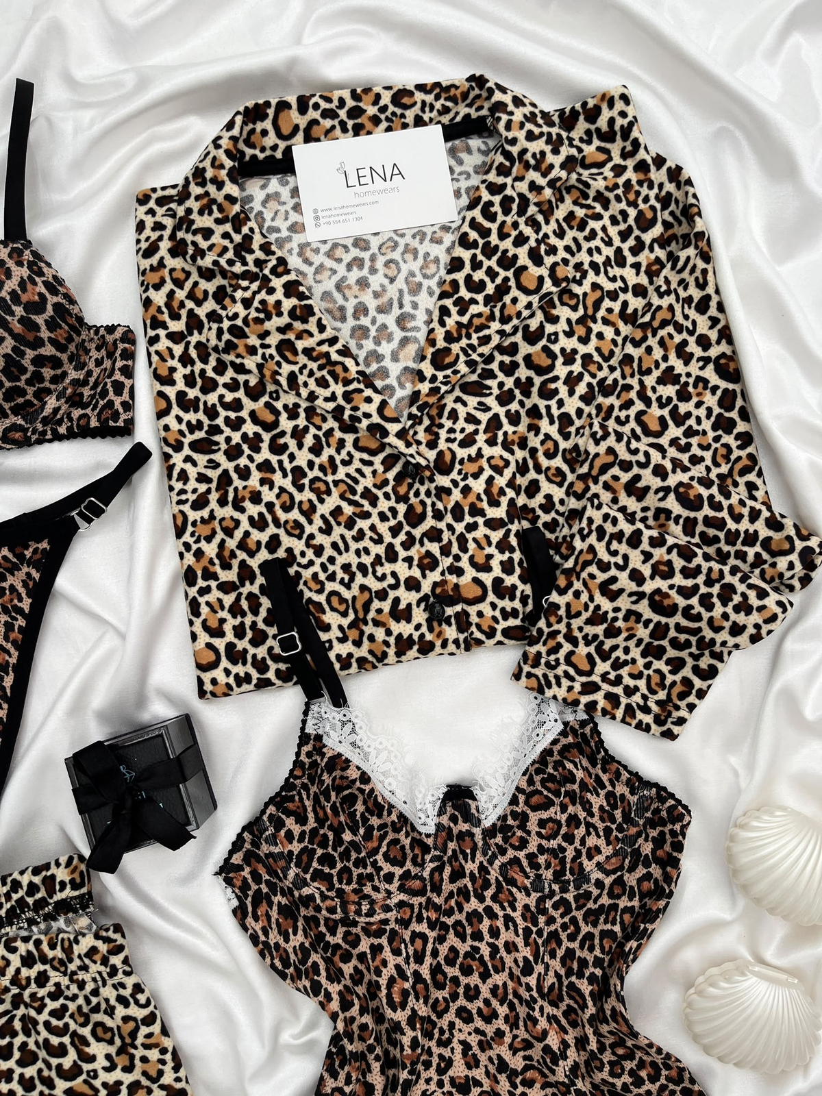 Lüks Leopar 5'li Özel Set