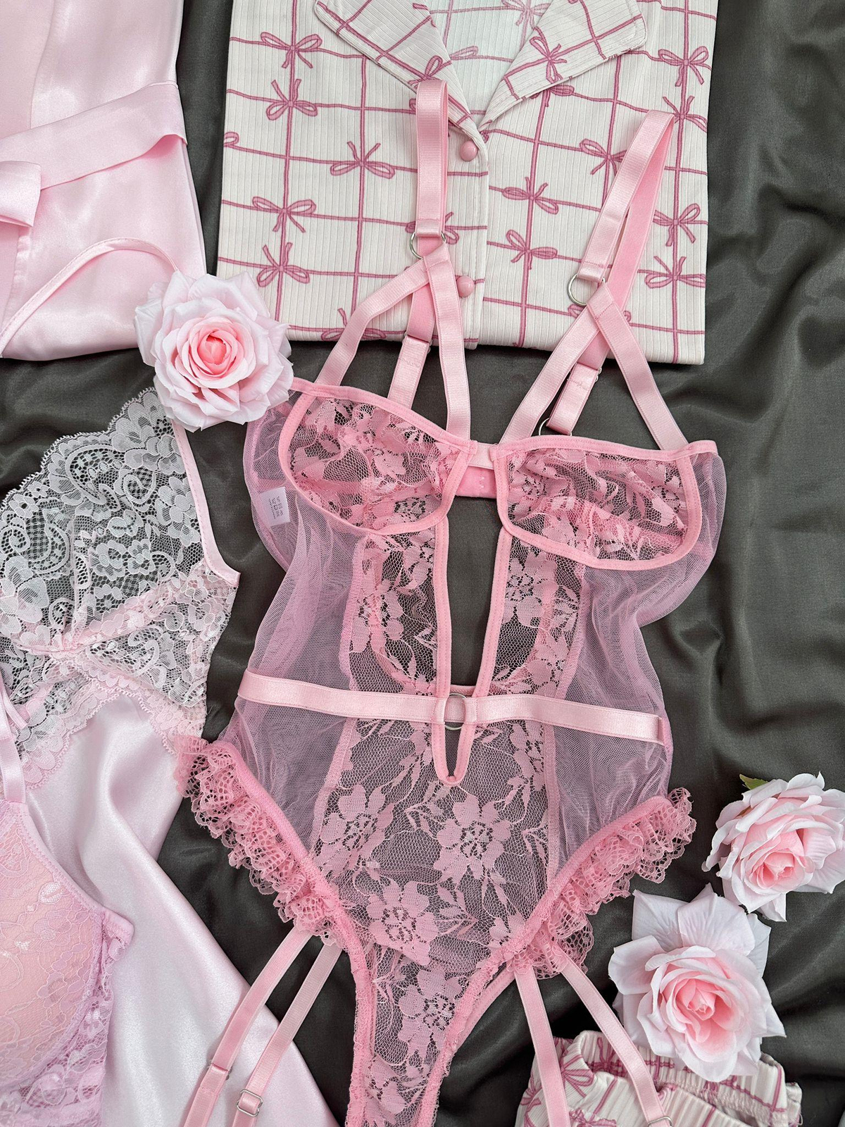 Pembe Pandora 7'li Çeyiz Seti