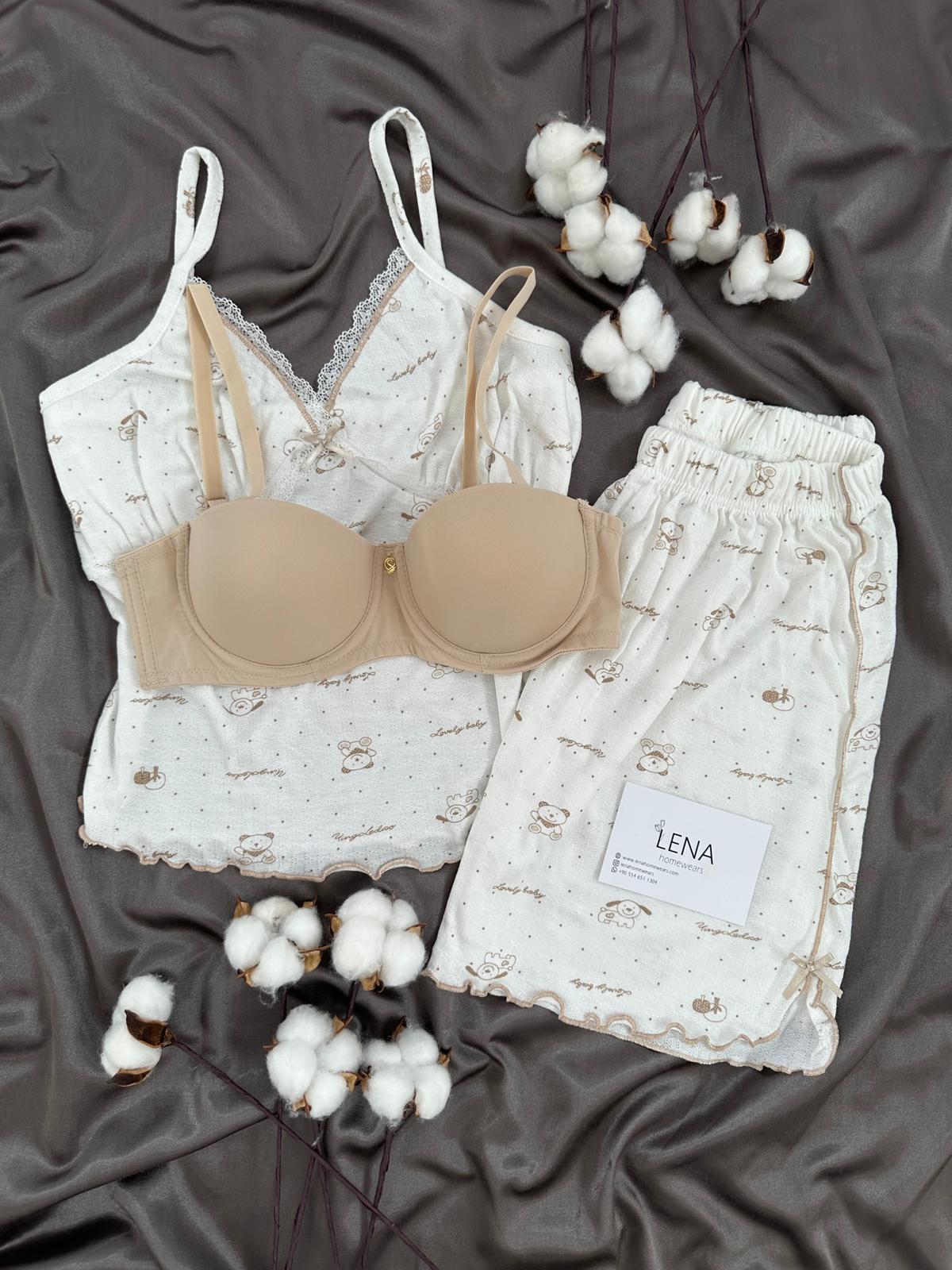 Pureks Lovely Tedy Pijama Seti