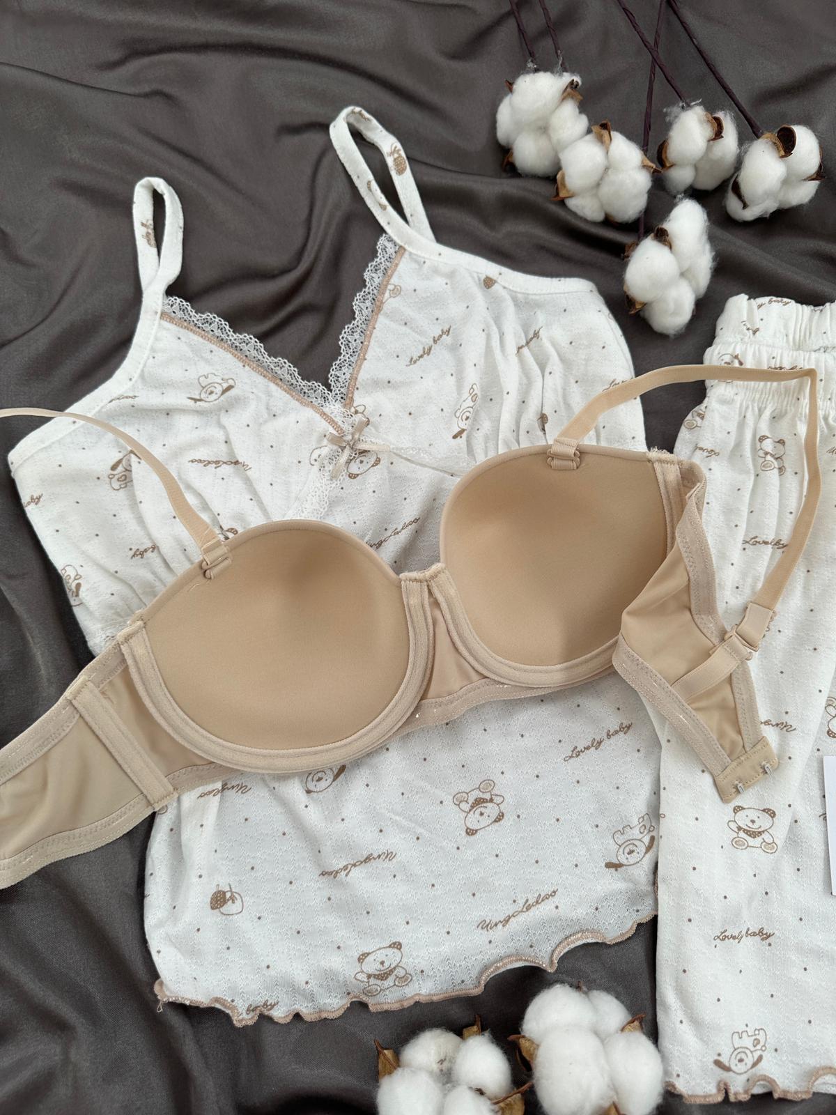 Pureks Lovely Tedy Pijama Seti