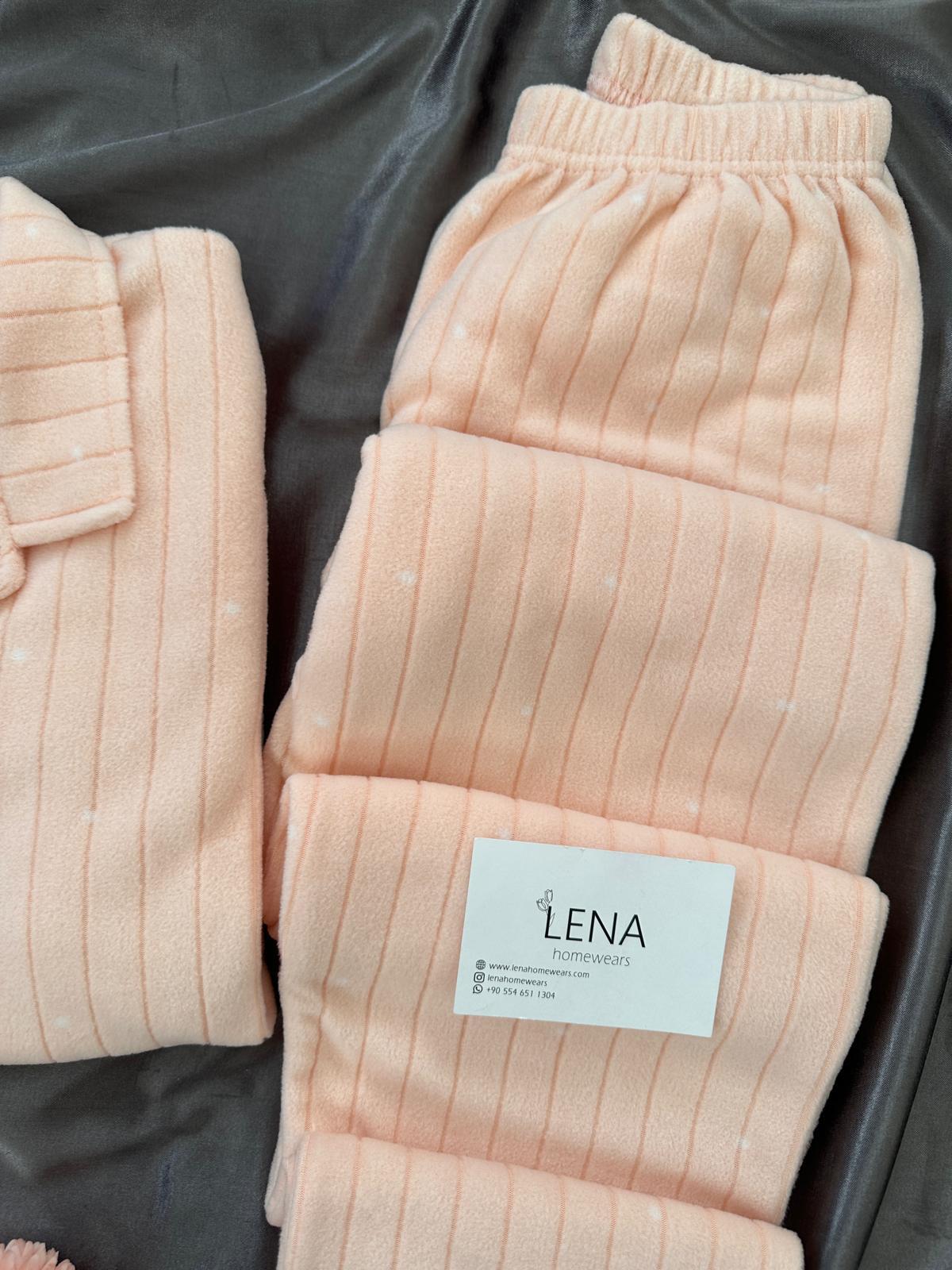 Somon Benek Deaenli Polar Pijama Takımı