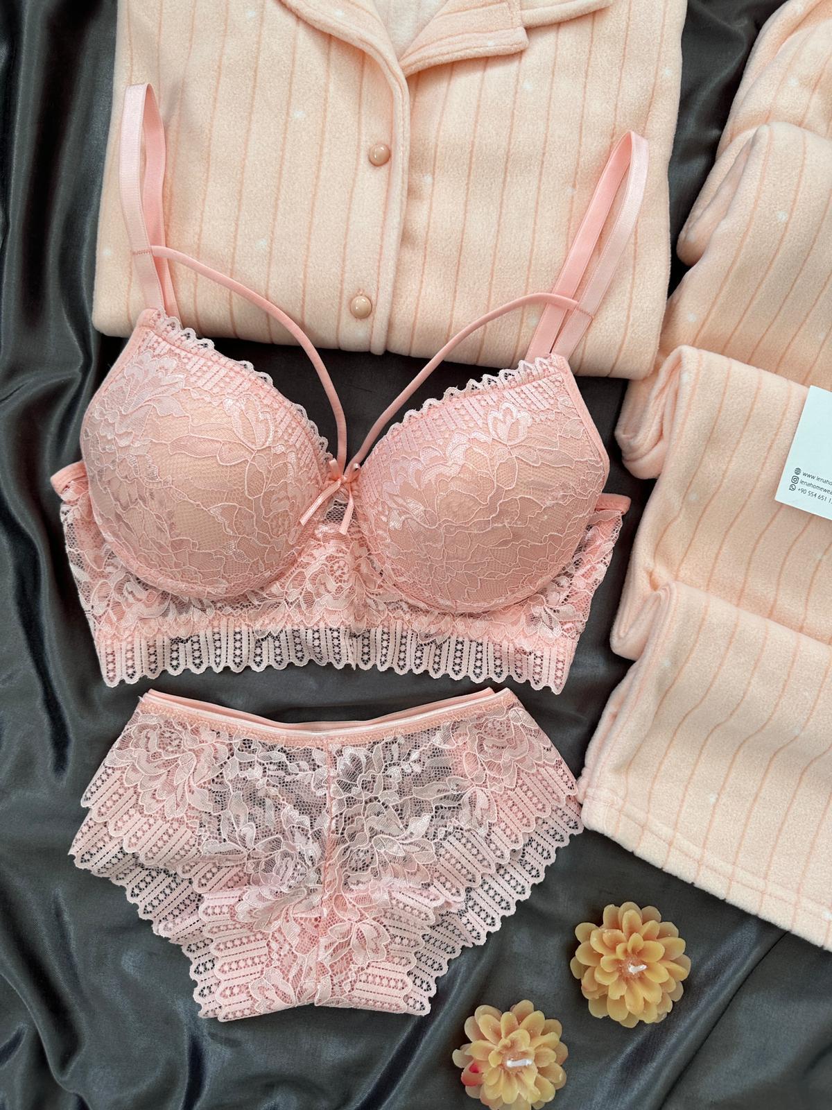 Somon Benek Dörtlü Polar Pijama Seti