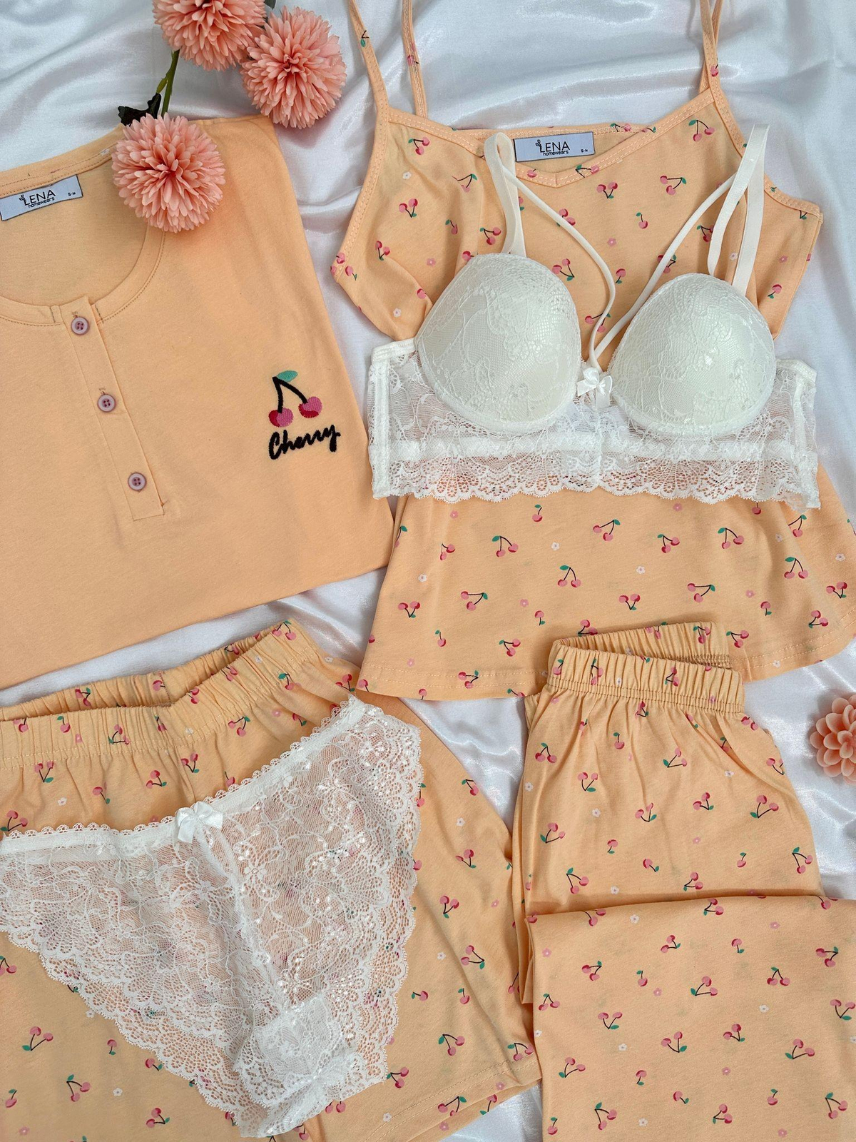 Somon Cheryy 6’lı Pijama Seti 