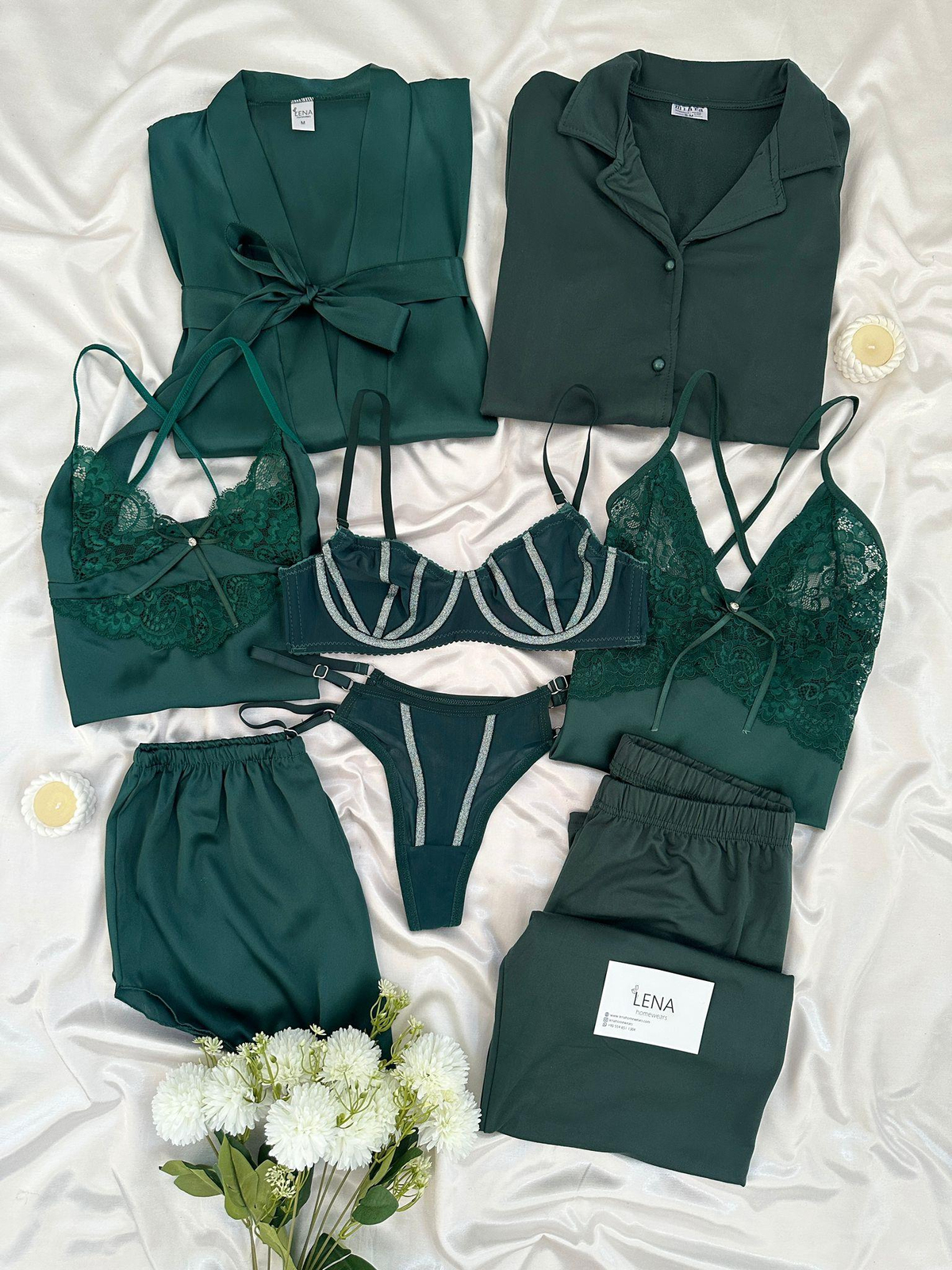 Zümrüt 8 Parça Çeyiz Seti 