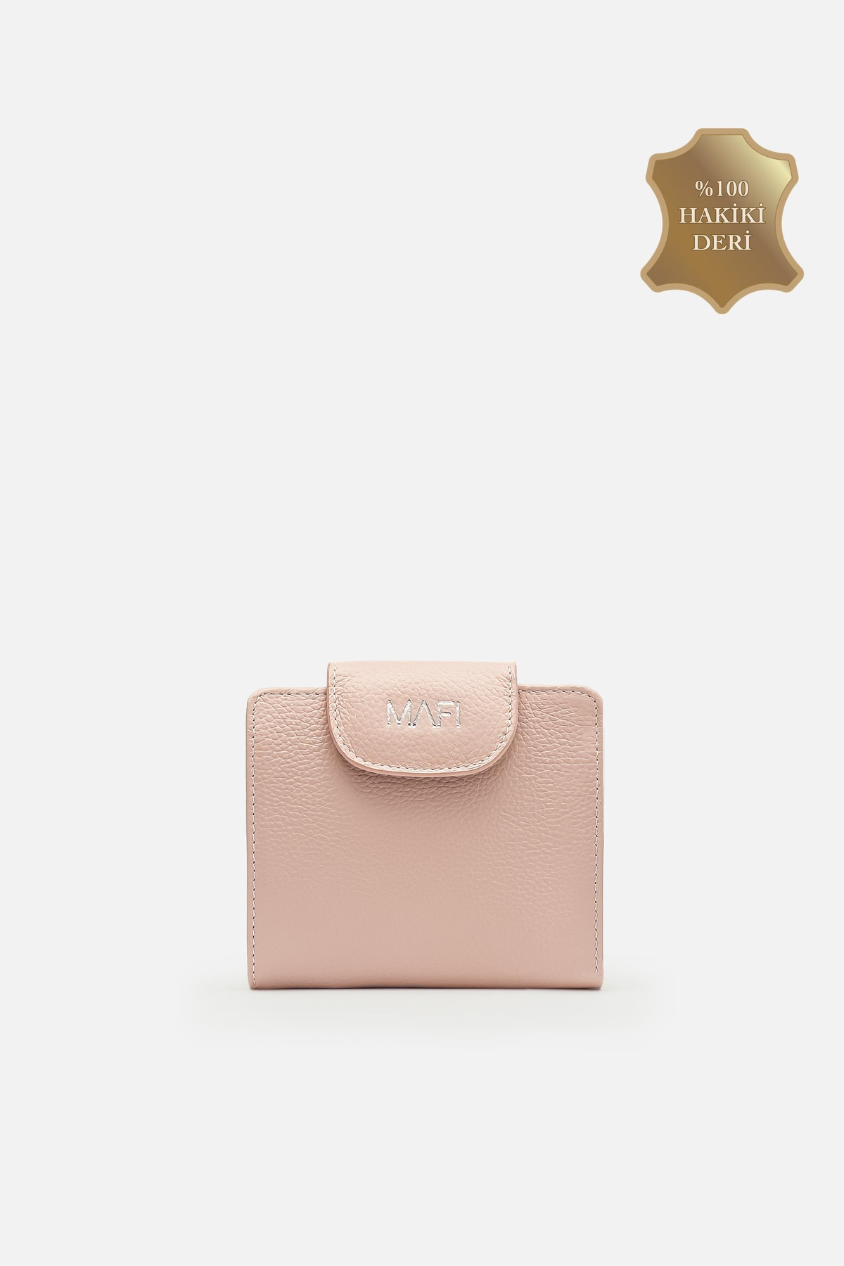 Mafi Nomed  %100 Doğal Pudra Deri Kompakt Cüzdan – 11×10 cm