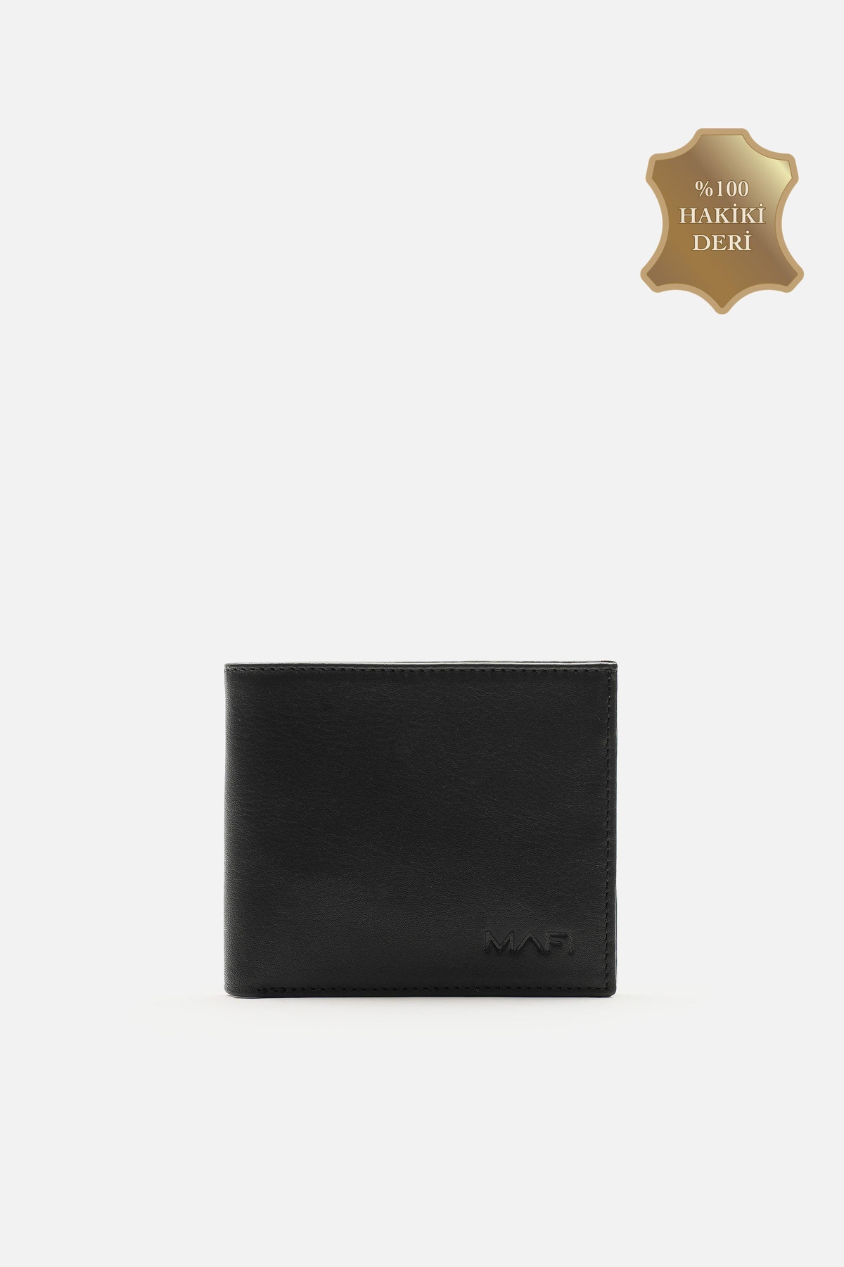 MAFİ Edge UNISEX HAKİKİ GERÇEK DERİ SİYAH CÜZDAN