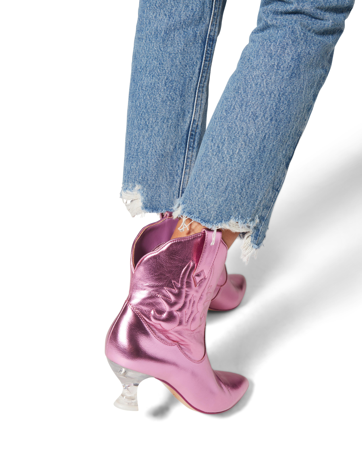 Katy Perry Annie-o Kadın Pembe Western Tasarım Bot