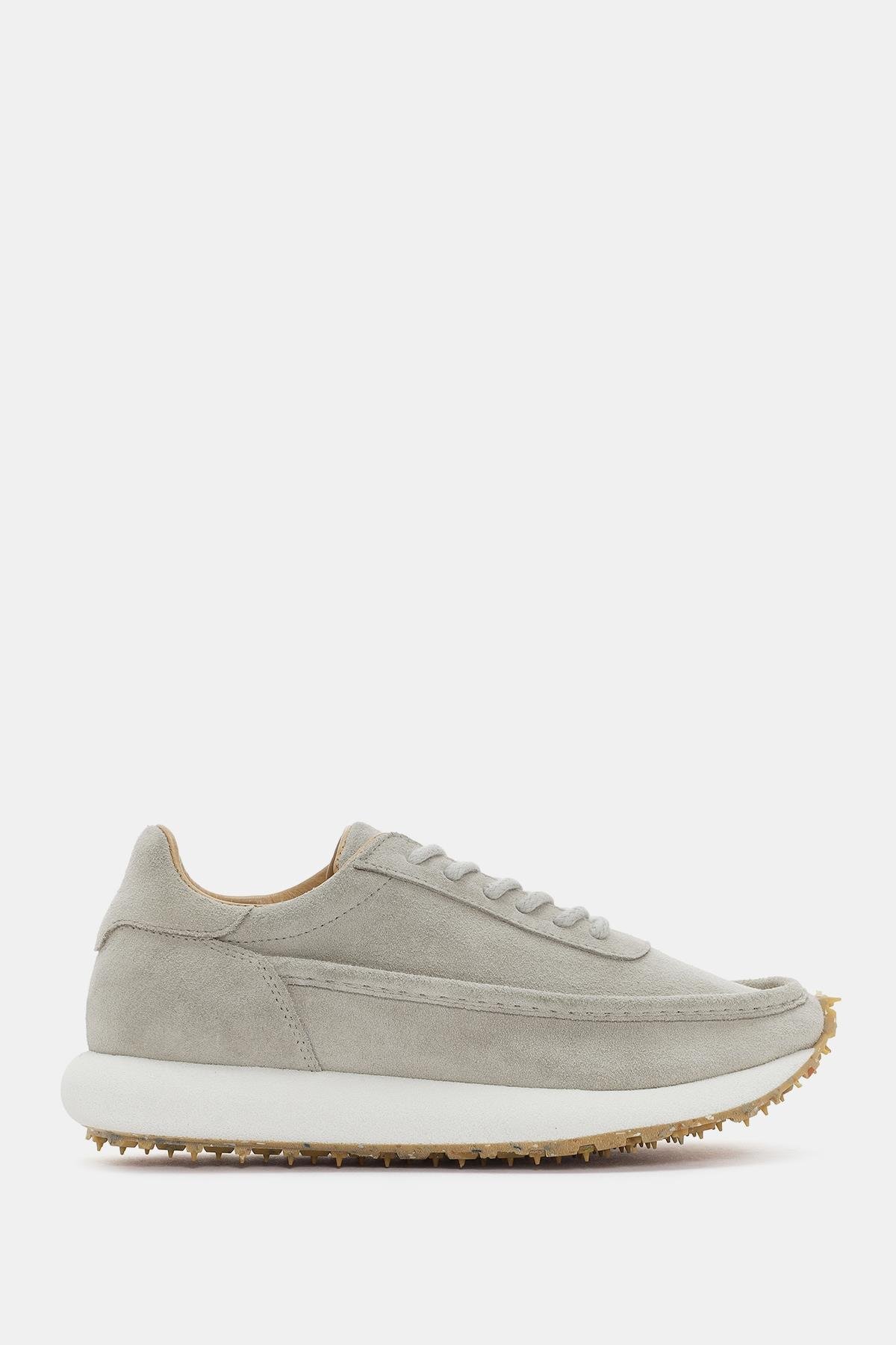Ridley Kadın Taş Süet Deri Sneaker