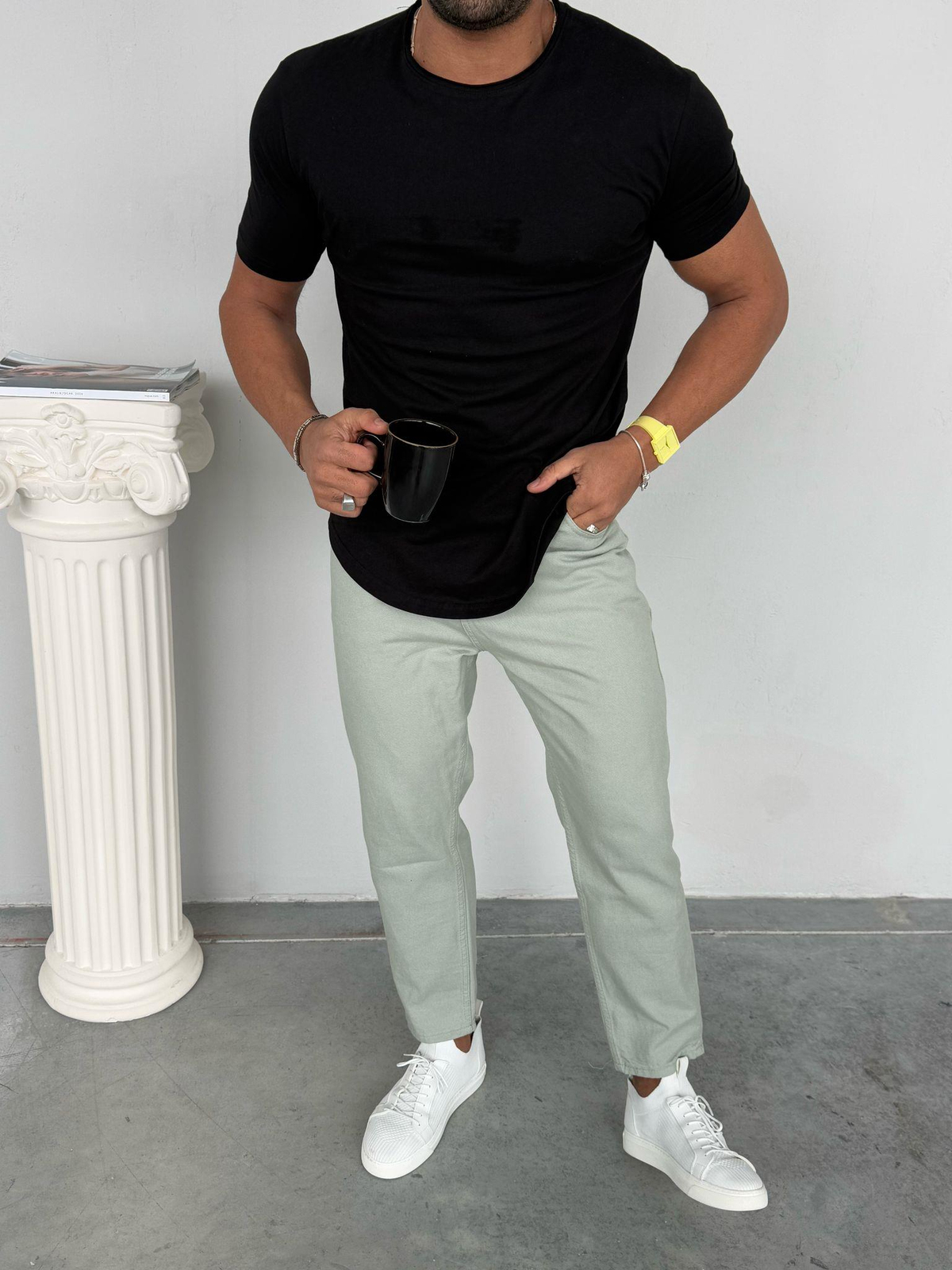 Basınç Bro T-Shirt Siyah