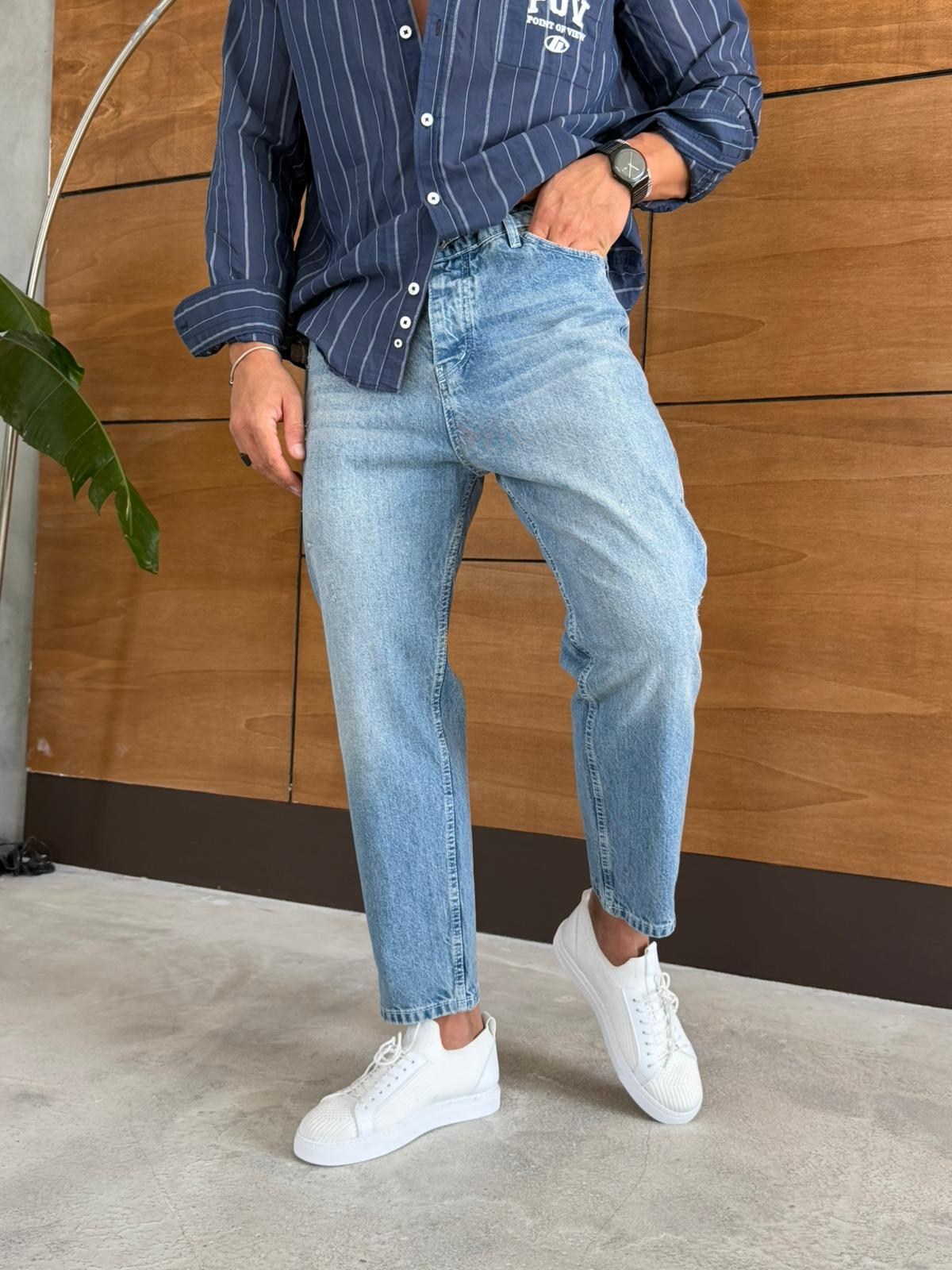 Boyfriend Jean Mavi