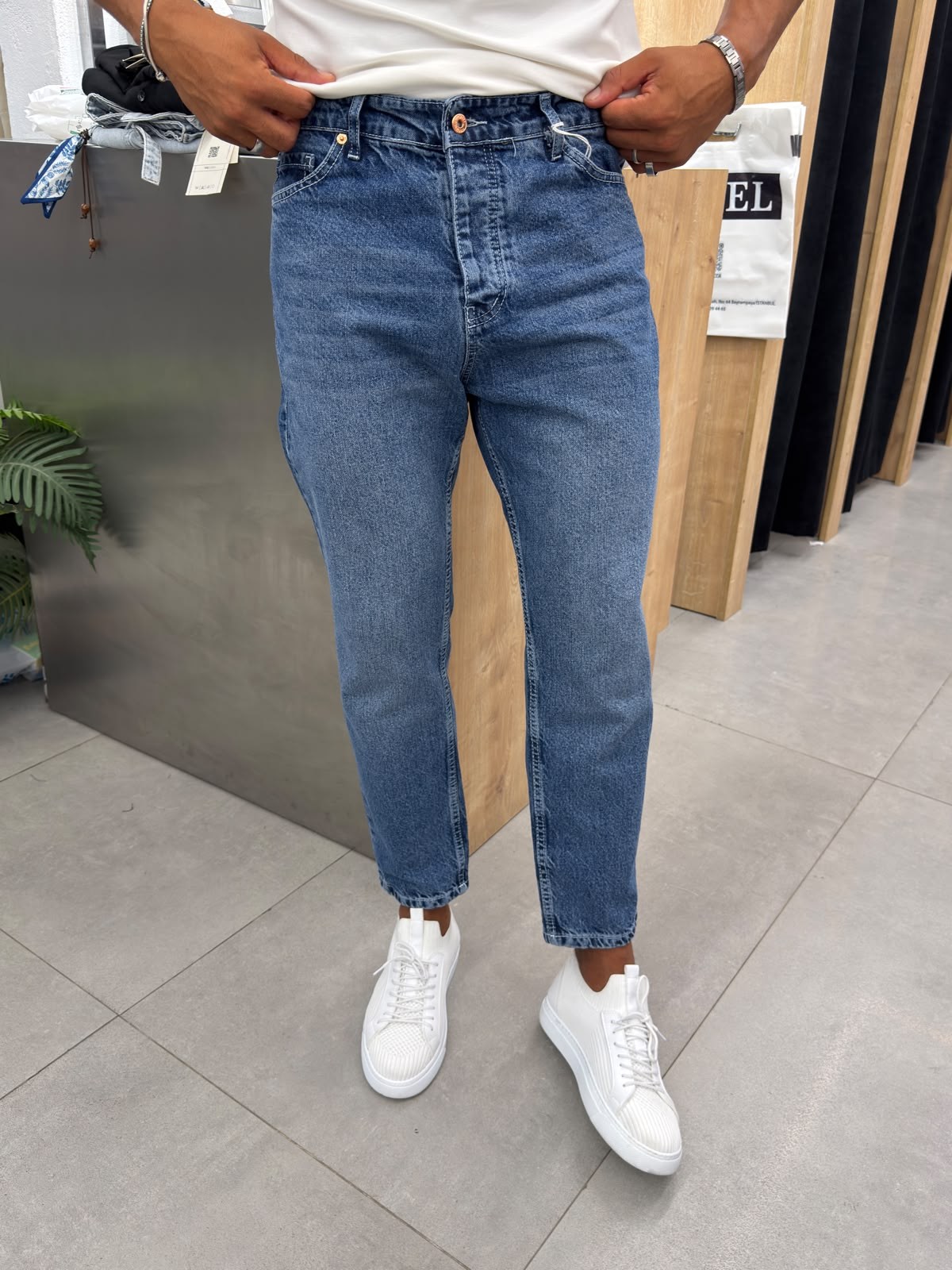 Boyfriend Jean Mavi