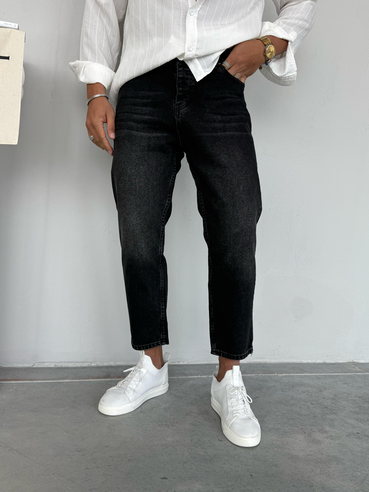 Boyfriend Jean Siyah
