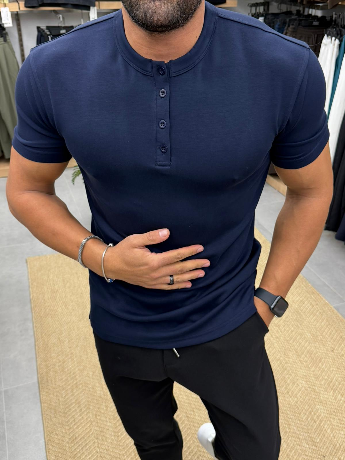 Ferel Modal Tshirt Lacivert