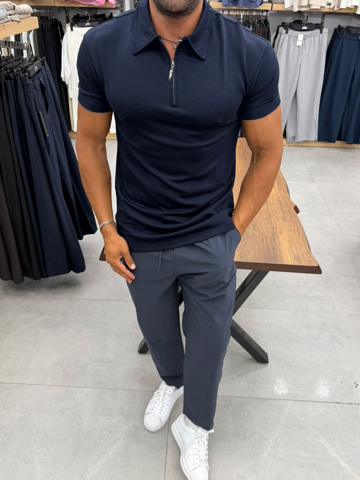 Ferel Modal Tshirt Lacivert