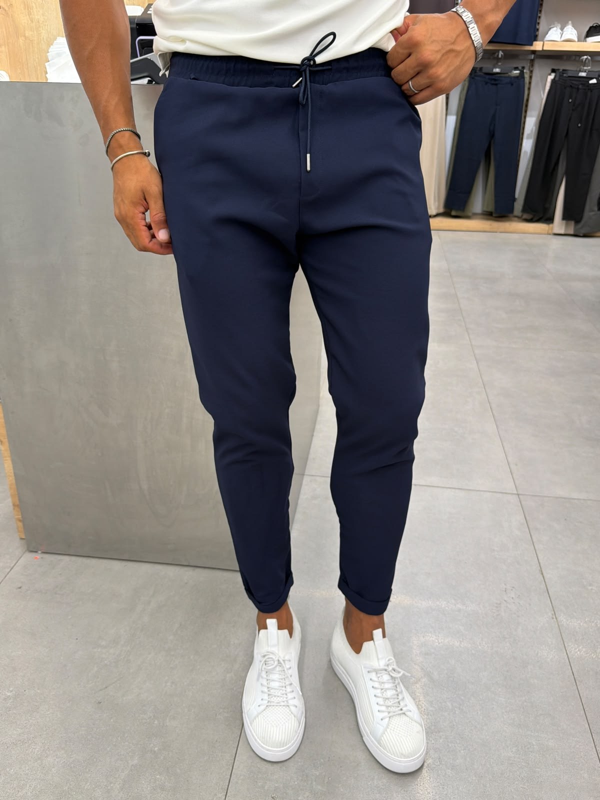 Marrakech Double Paça Pantolon Lacivert