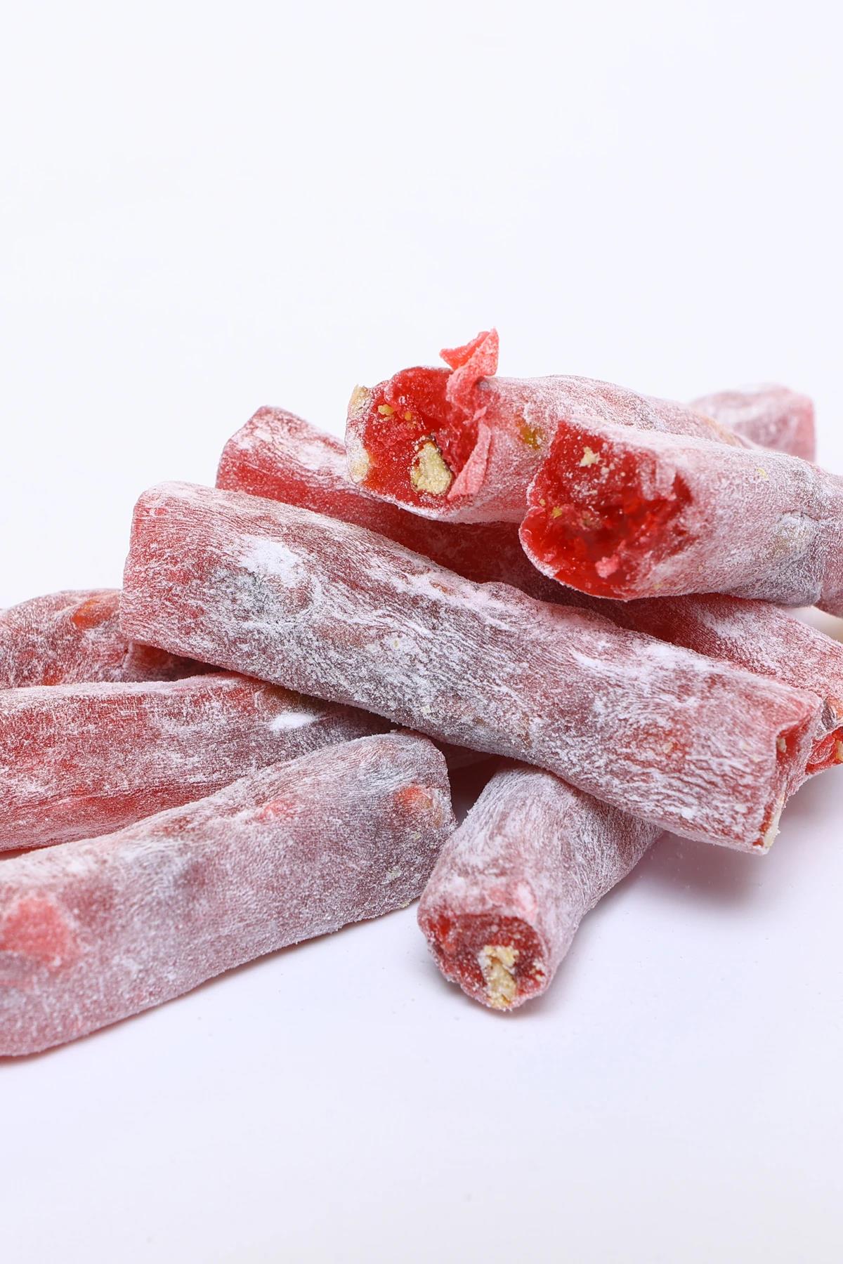 Pudralı Narlı Fıstıklı Parmak Lokum 500 gr