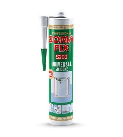 320 gr Somafix Genel Amaçlı Simli Aluminyum Gri Silikon