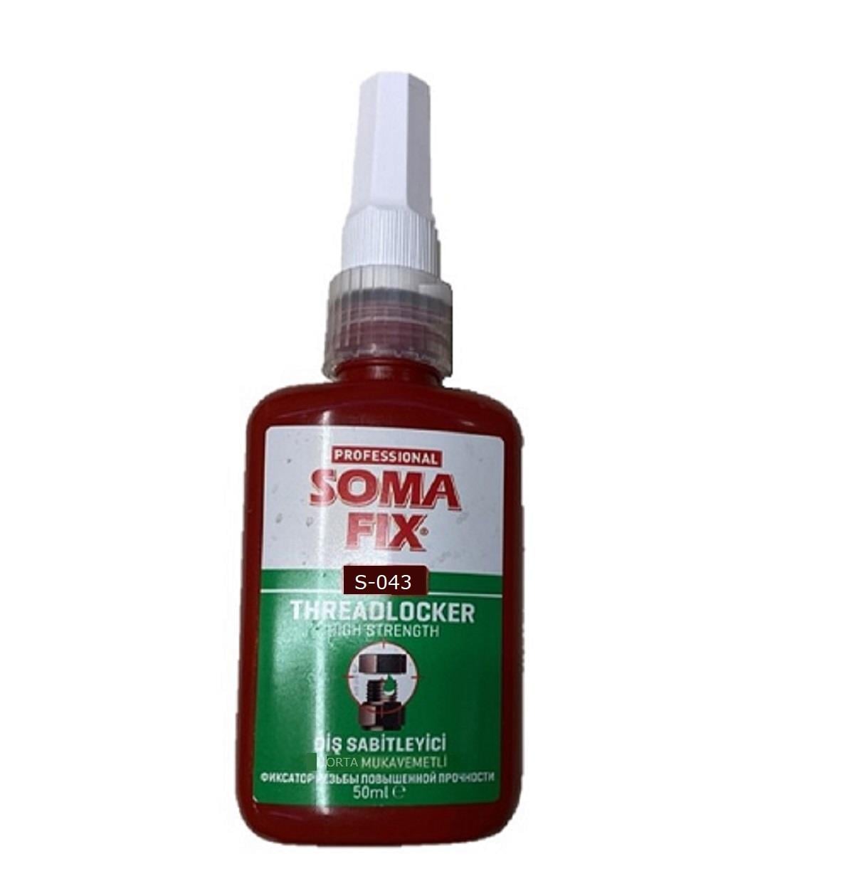50 ml Somafix Civata Diş Sabitleyici Orta Mukavemetli Sökülebilir S043