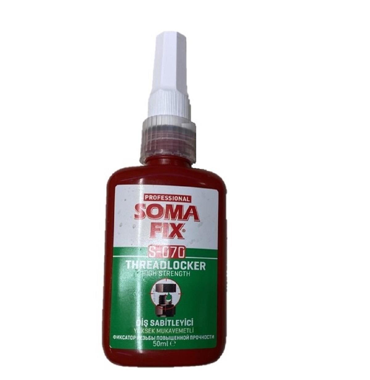 50 ml Somafix Civata Diş Sabitleyici Yüksek Mukavemetli Sökülemez S070