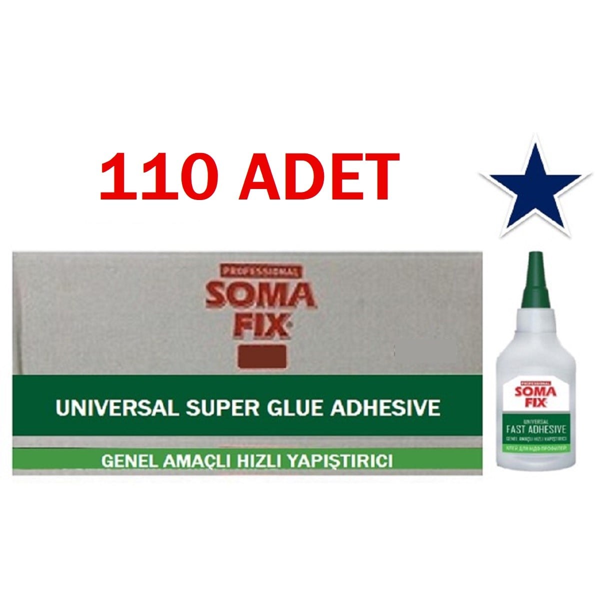 72 Adet 100 g. Somafix Hızlı Yapıştırıcı